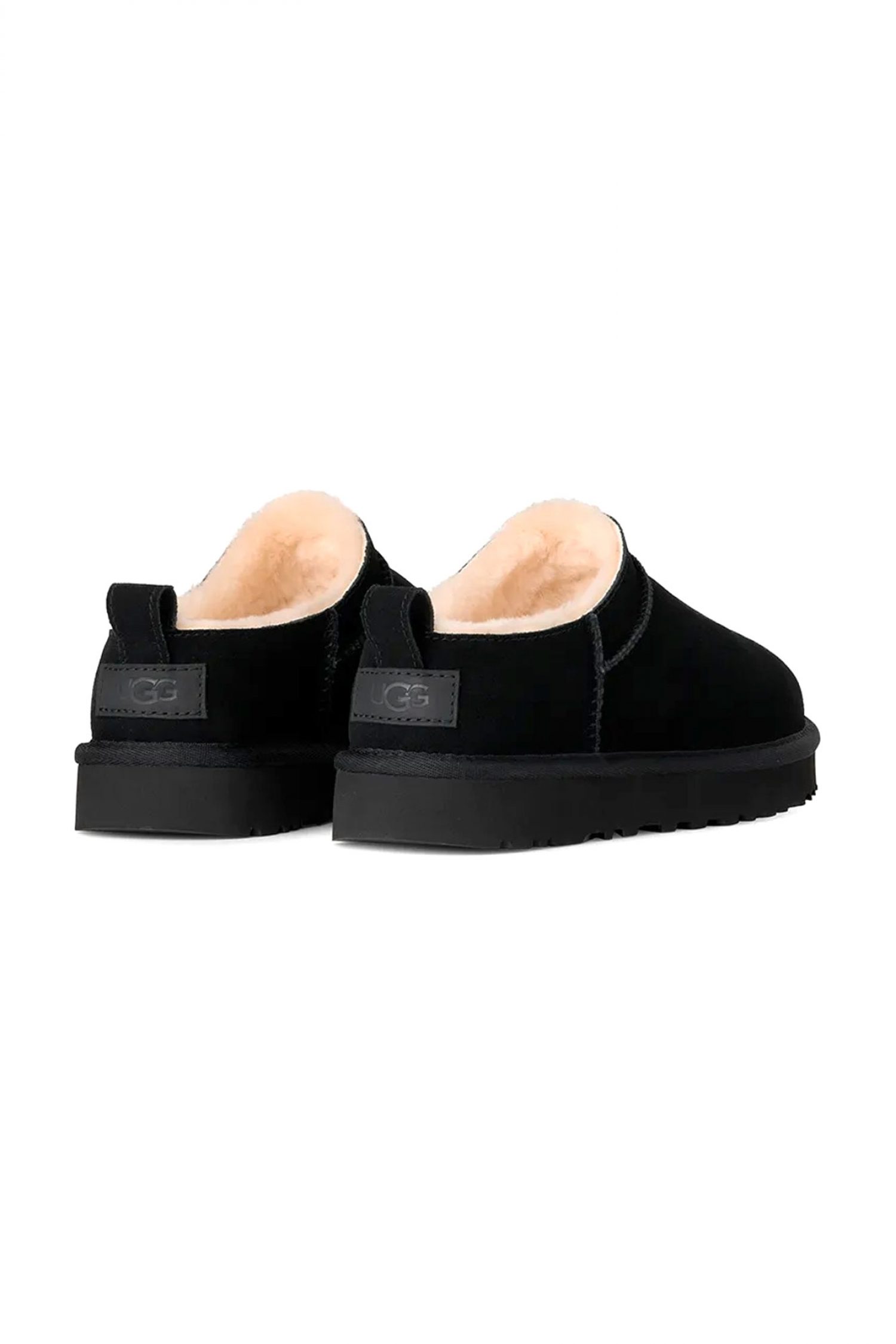 UGG ΠΑΠΟΥΤΣΙΑ ΠΑΝΤΟΦΛΕΣ CLASSIC MICRO LOGO ΜΑΥΡΟ