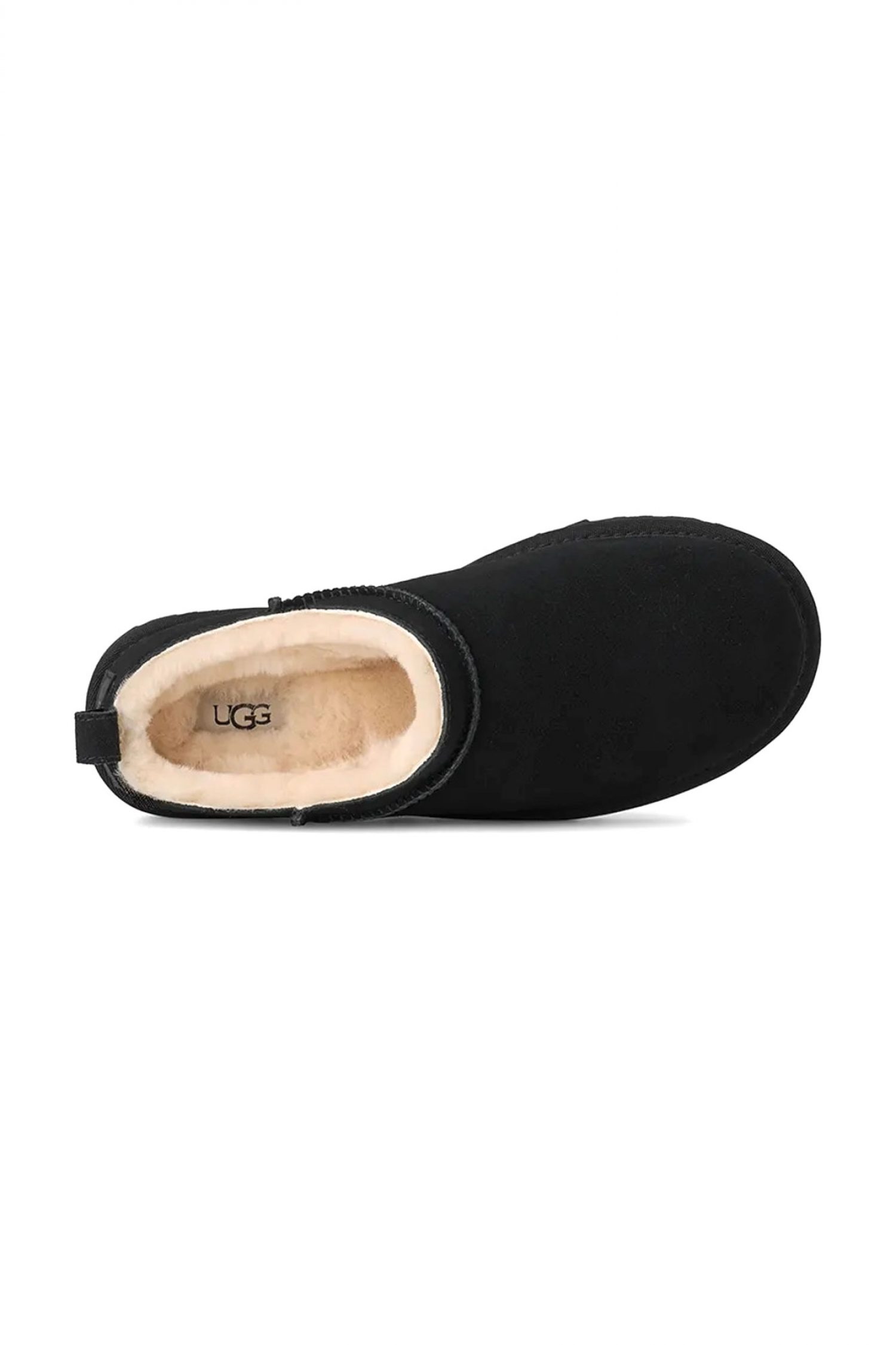 UGG ΠΑΠΟΥΤΣΙΑ ΠΑΝΤΟΦΛΕΣ CLASSIC MICRO LOGO ΜΑΥΡΟ