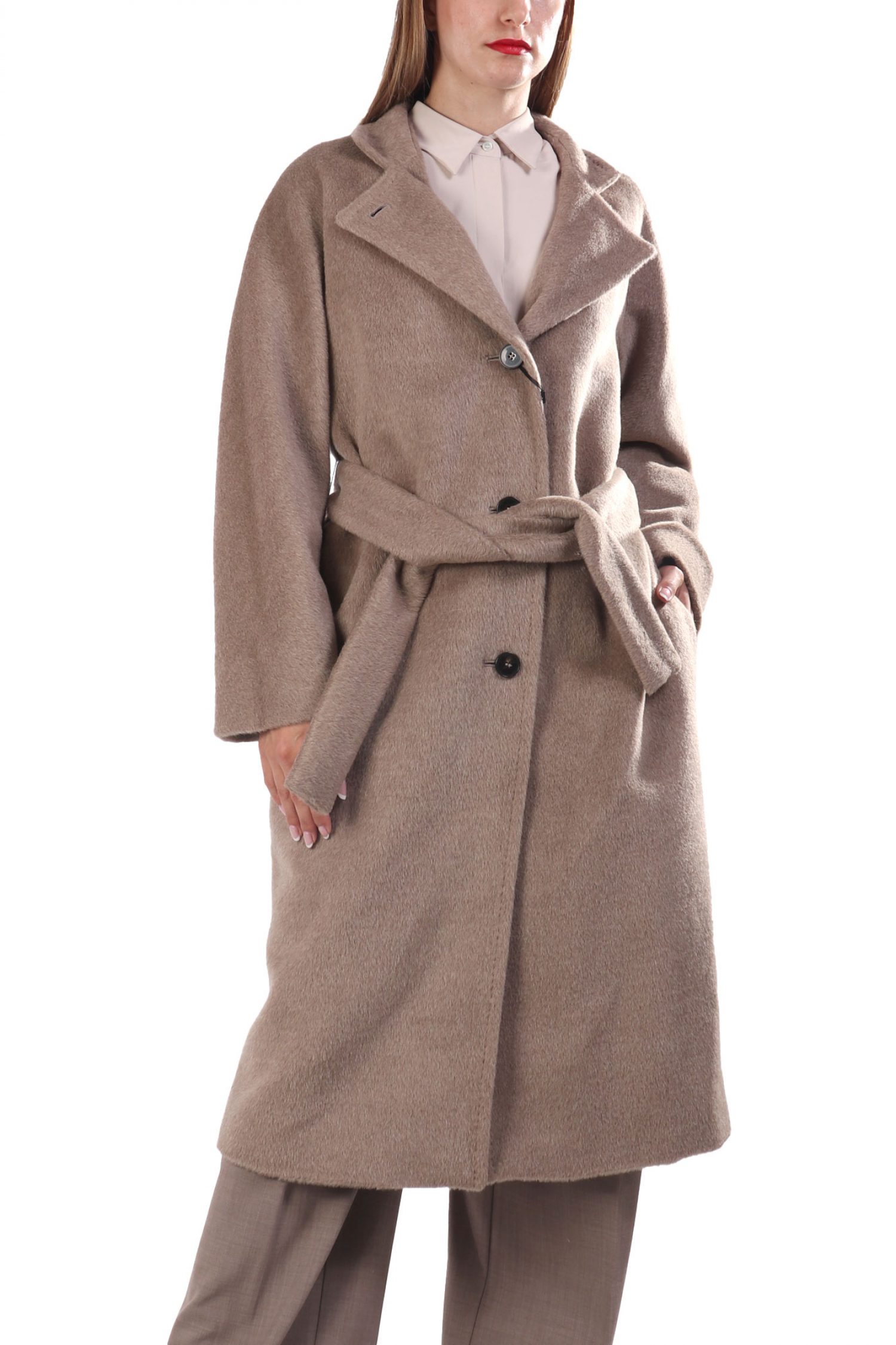 MARELLA ΠΑΛΤΟ ΓΙΑΚΑ ΜΑΟ ATTUALE1 ΑΠΟΣΠΩΜΕΝΗ ΖΩΝΗ ΜΠΕΖ