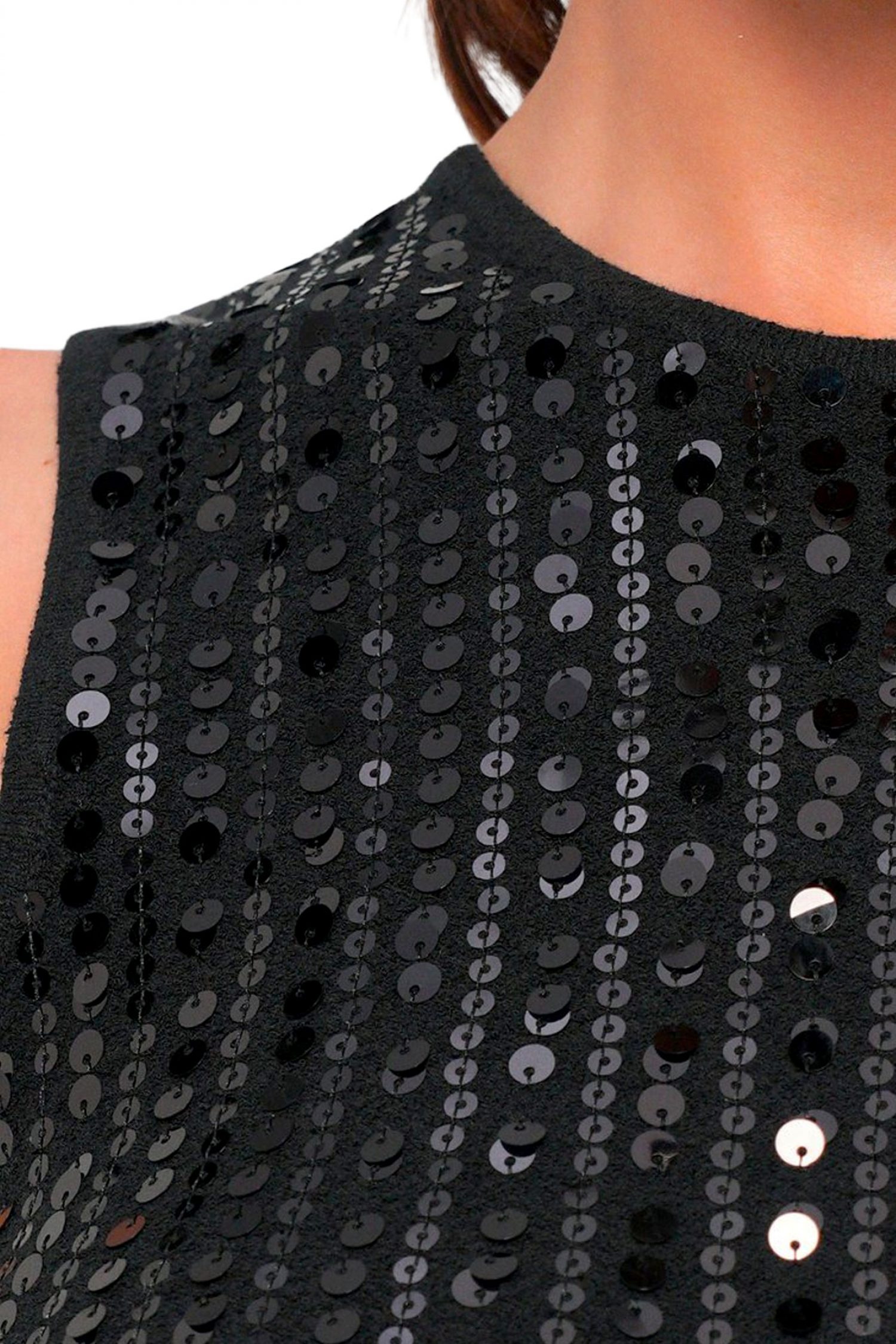 MARELLA SPORT ΦΟΡΕΜΑ MIDI ADDETO ΠΑΓΙΕΤΑ ΑΝΟΙΓΜΑ ΚΑΤΩ ΜΑΥΡΟ