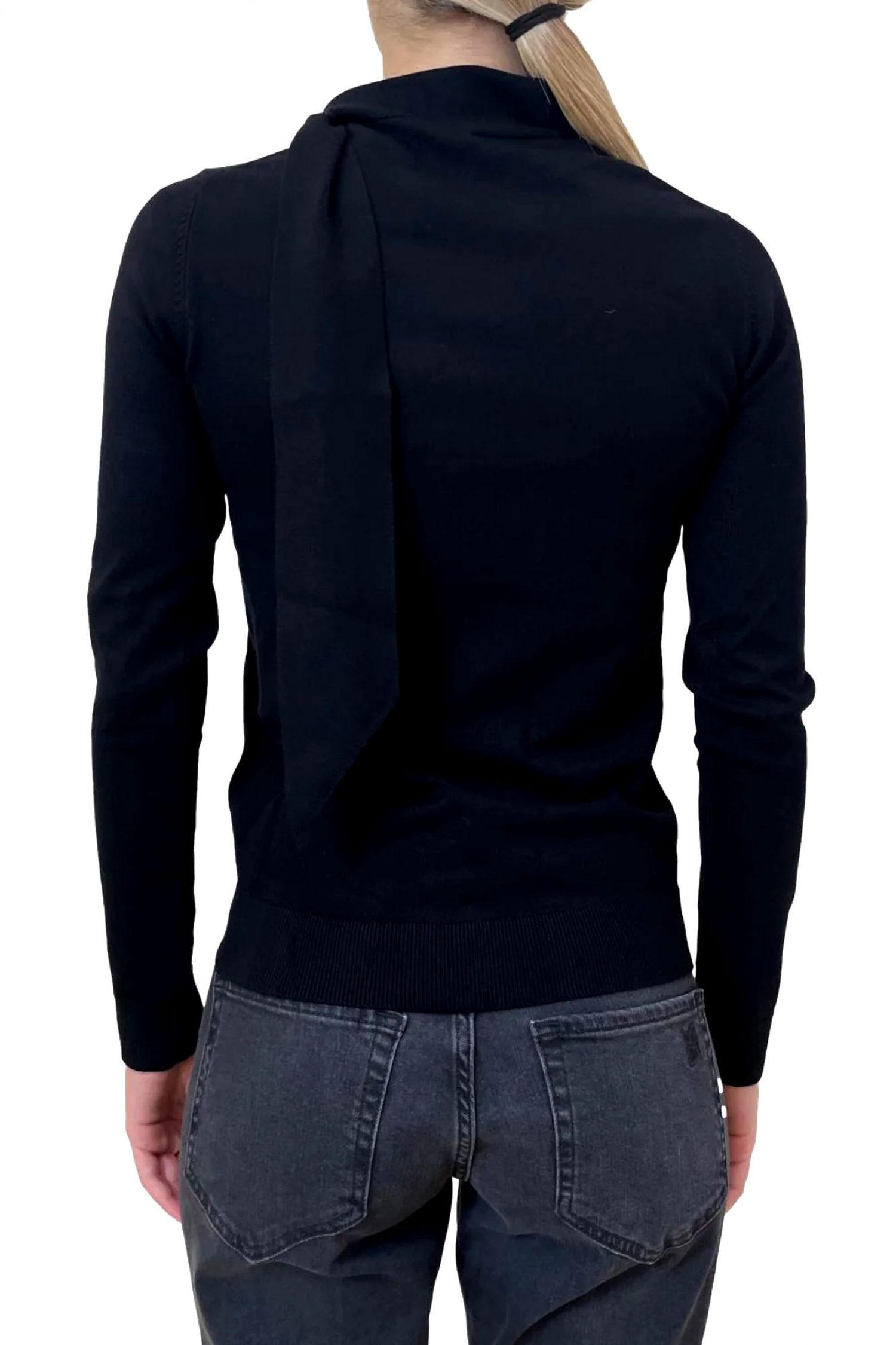 MARELLA EMME ΠΛΕΚΤΟ OSAKA ΛΟΥΠΕΤΟ ΔΕΣΙΜΟ ΛΑΙΜΟ ΜΑΥΡΟ