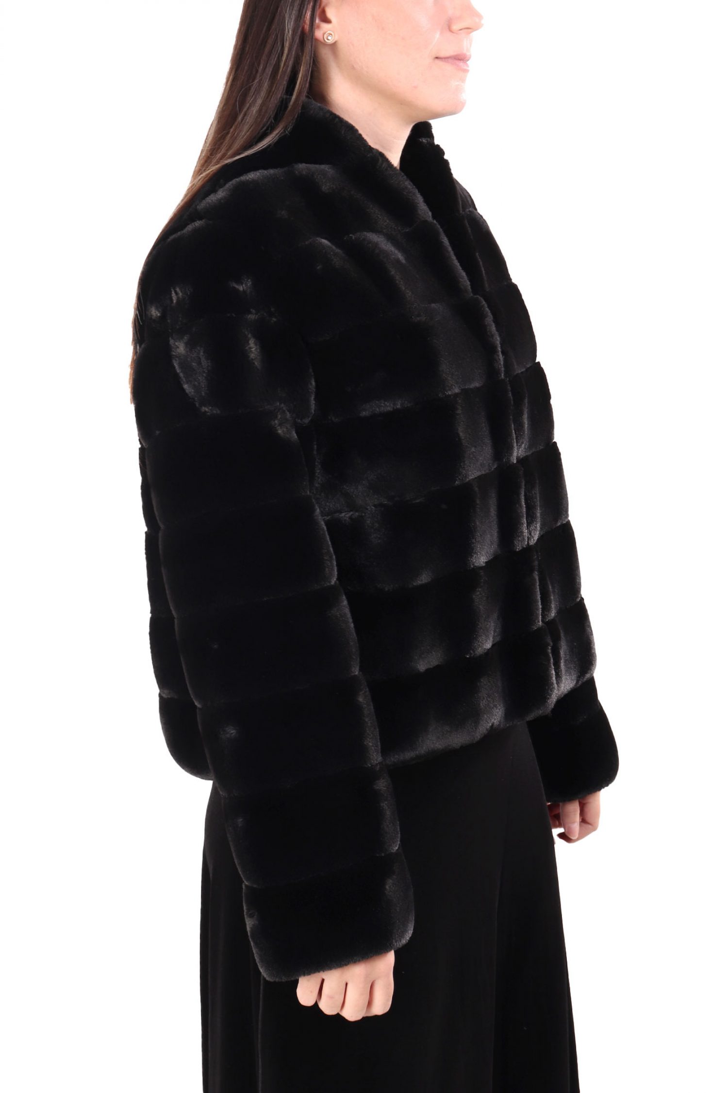 MARELLA EMME ΓΟΥΝΑ CARPAZI REGULAR FIT ΜΑΥΡΟ