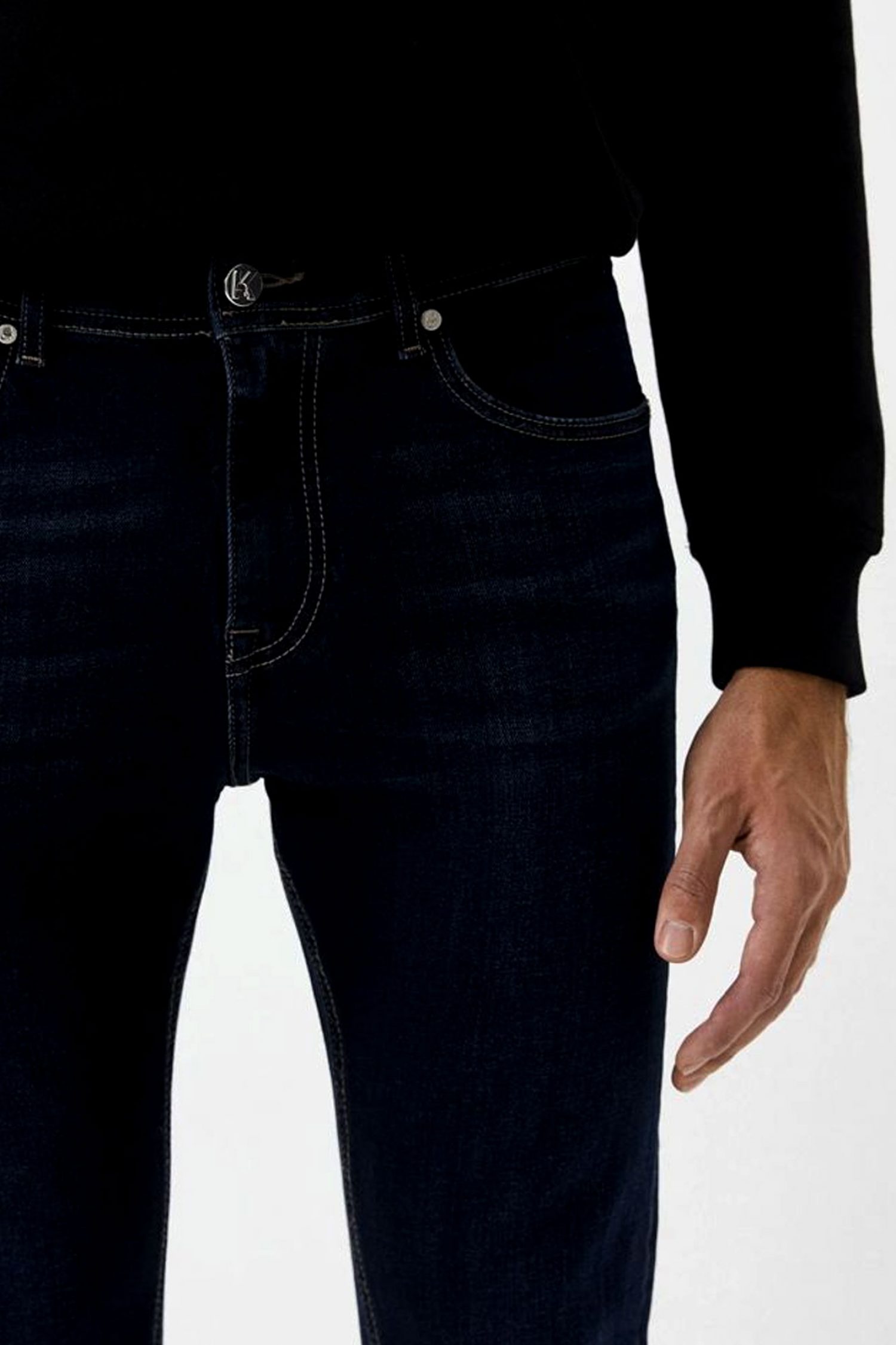 KARL LAGERFELD ΠΑΝΤΕΛΟΝΙ REGULAR FIT JEANS ΜΠΛΕ