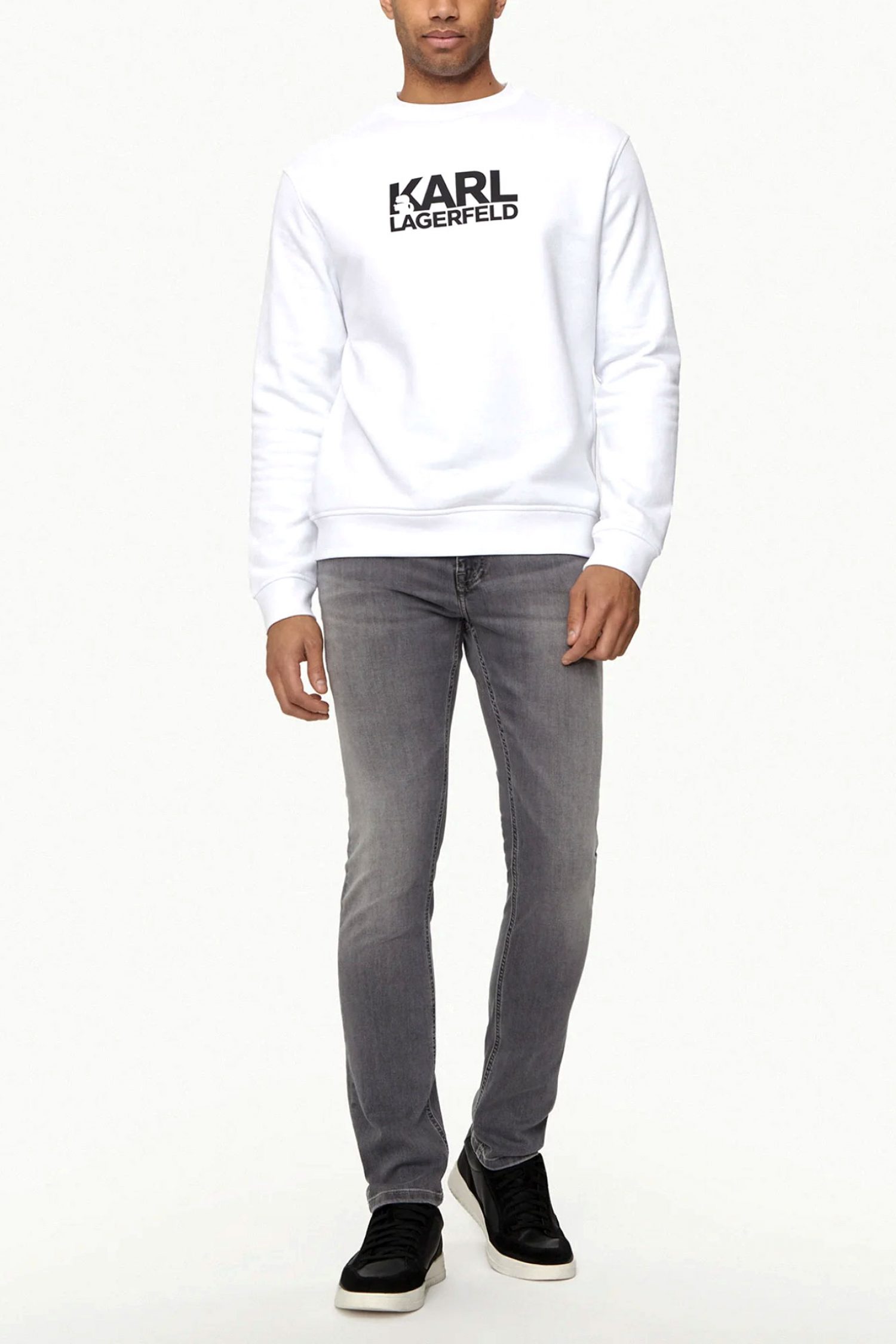 KARL LAGERFELD ΠΑΝΤΕΛΟΝΙ REGULAR FIT JEANS ΓΚΡΙ