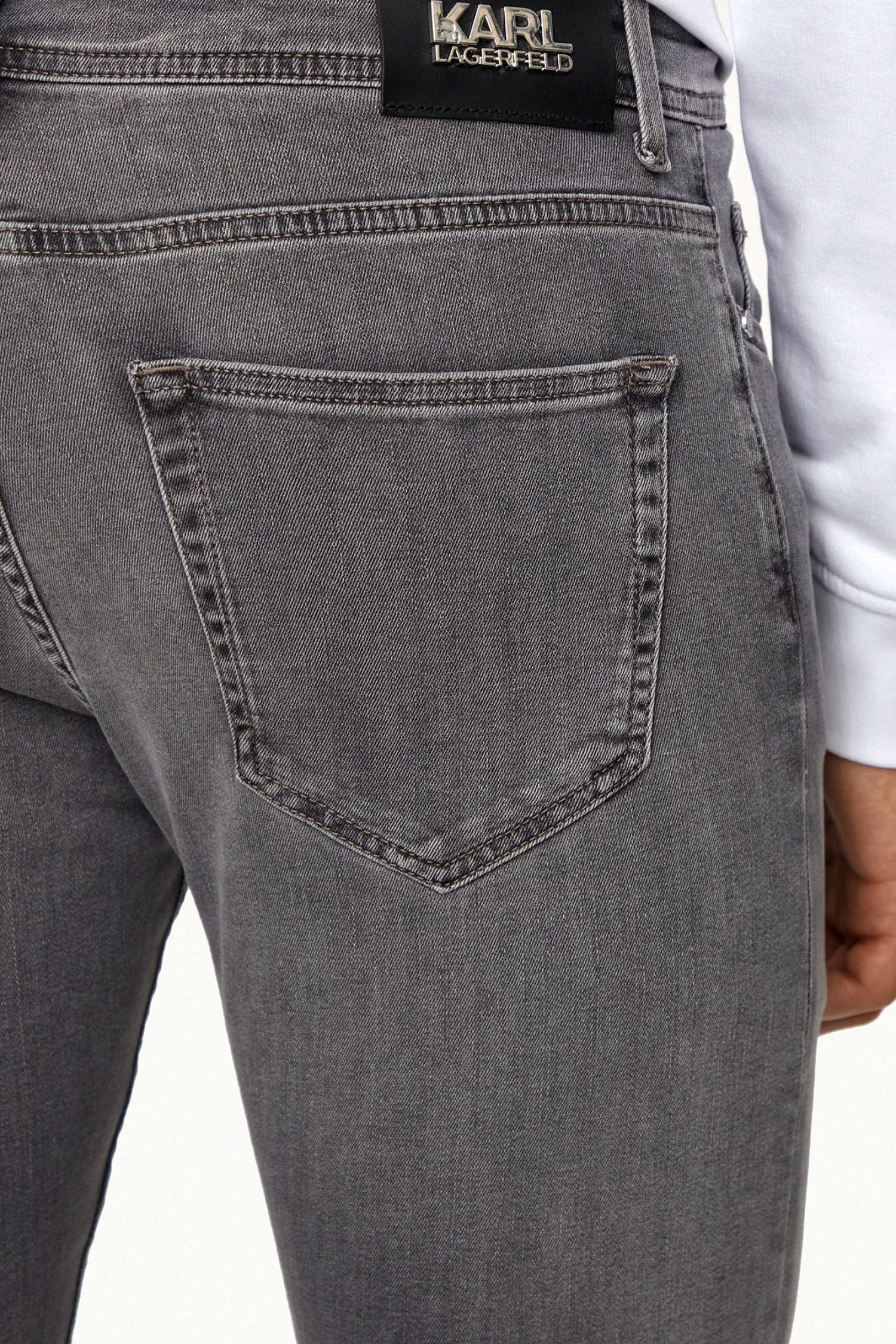 KARL LAGERFELD ΠΑΝΤΕΛΟΝΙ REGULAR FIT JEANS ΓΚΡΙ