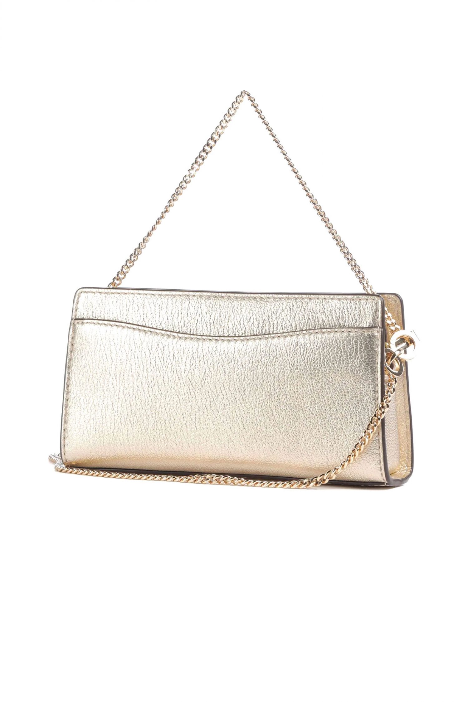 MICHAEL KORS ΤΣΑΝΤΑΚΙ CROSSBODY HΑΜΙLTON MODERNE ΑΛΥΣΙΔΑ ALL OVER LOGO ΧΡΥΣΟ