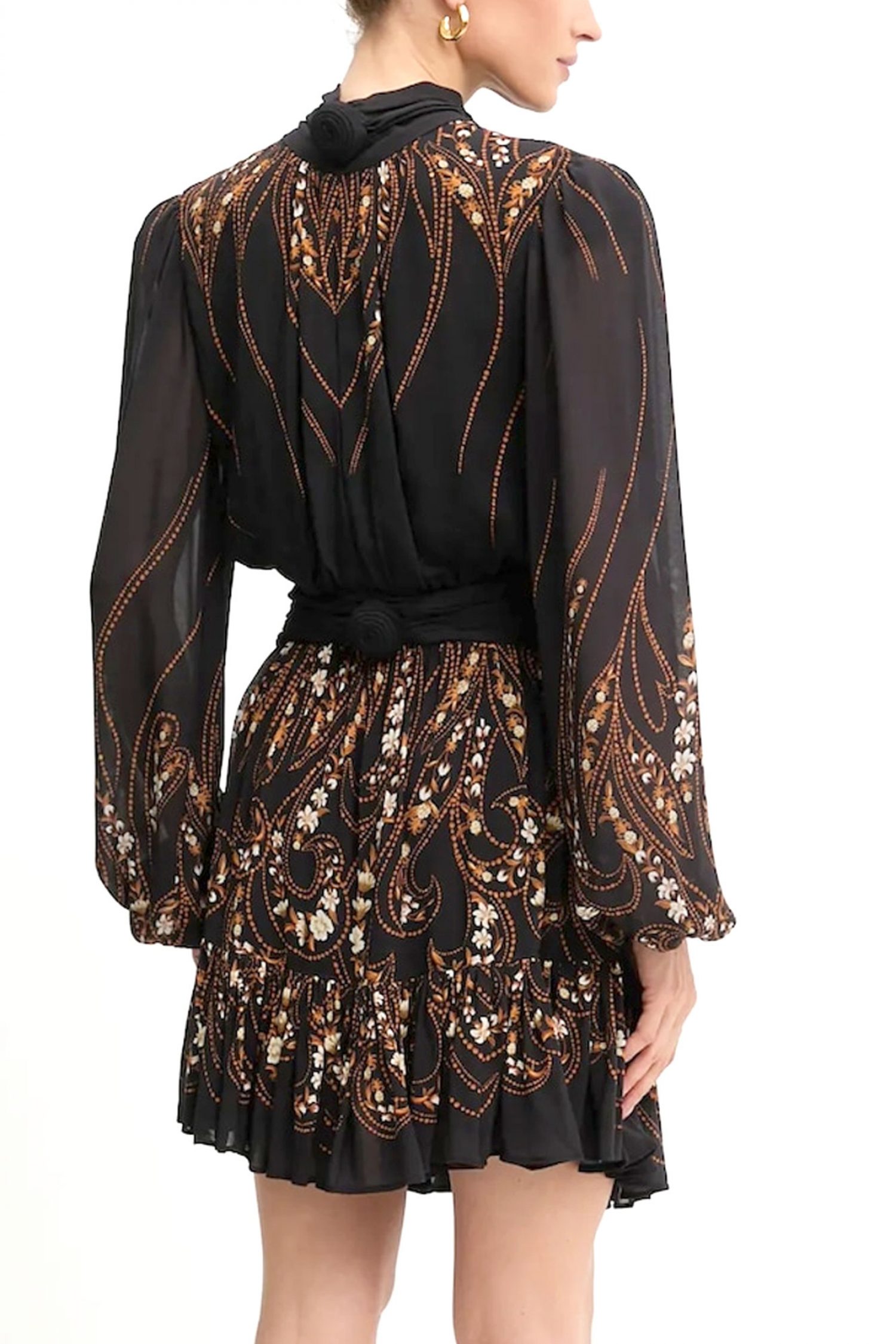 FARM RIO ΦΟΡΕΜΑ MINI GRADEN SILHOUETTE ΔΕΣΙΜΟ ΛΑΙΜΟ ΒΟΛΑΝ ΕΜΠΡΙΜΕ ΜΑΥΡΟ