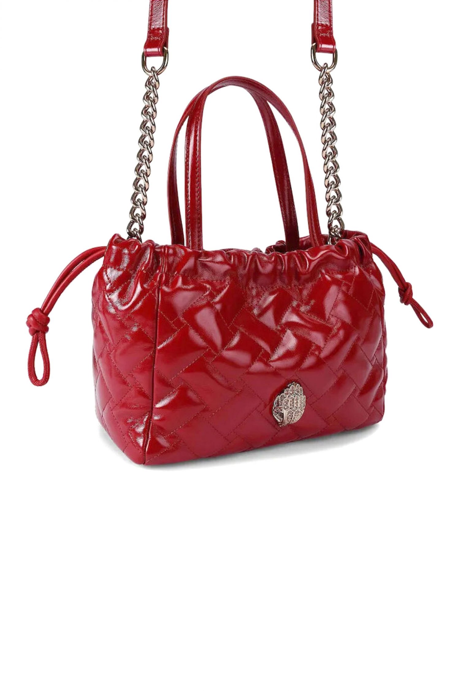 KURT GEIGER ΤΣΑΝΤΑ ΧΕΙΡΟΣ/CROSSBODY SM KENSINGTON STRING TOTE LOGO KOKKINO