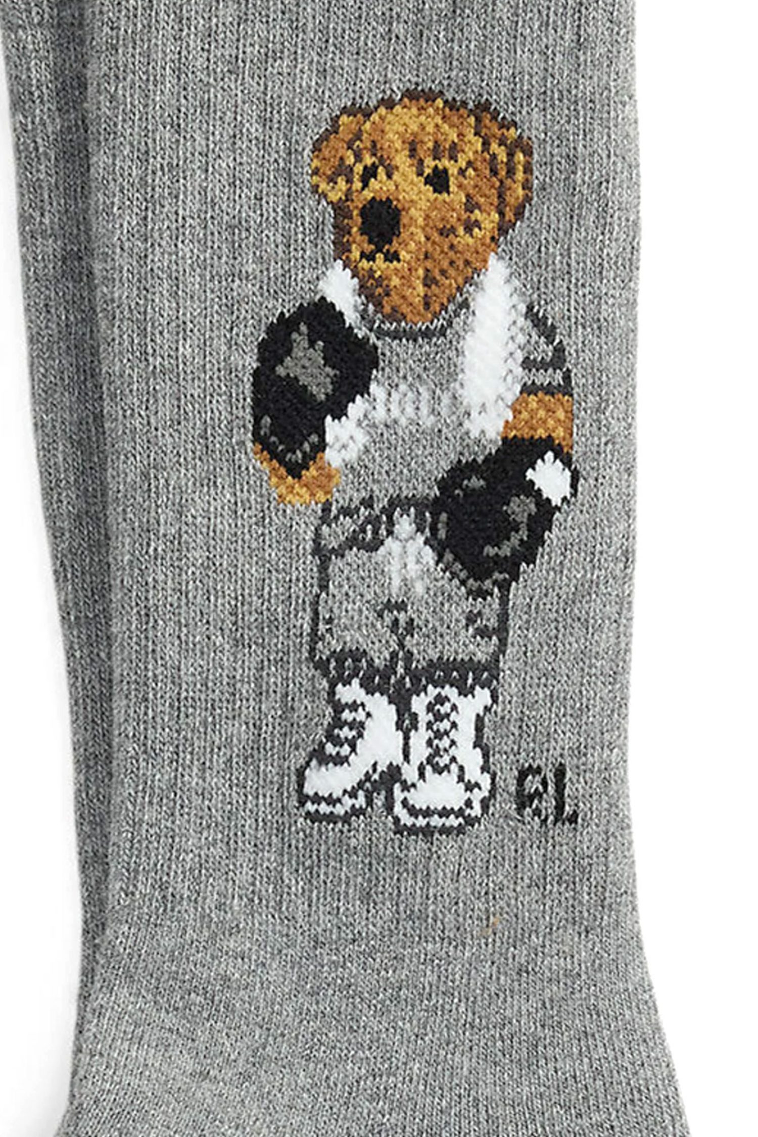 RALPH LAUREN ΚΑΛΤΣΕΣ BOXER BEAR TUBE ΓΚΡΙ