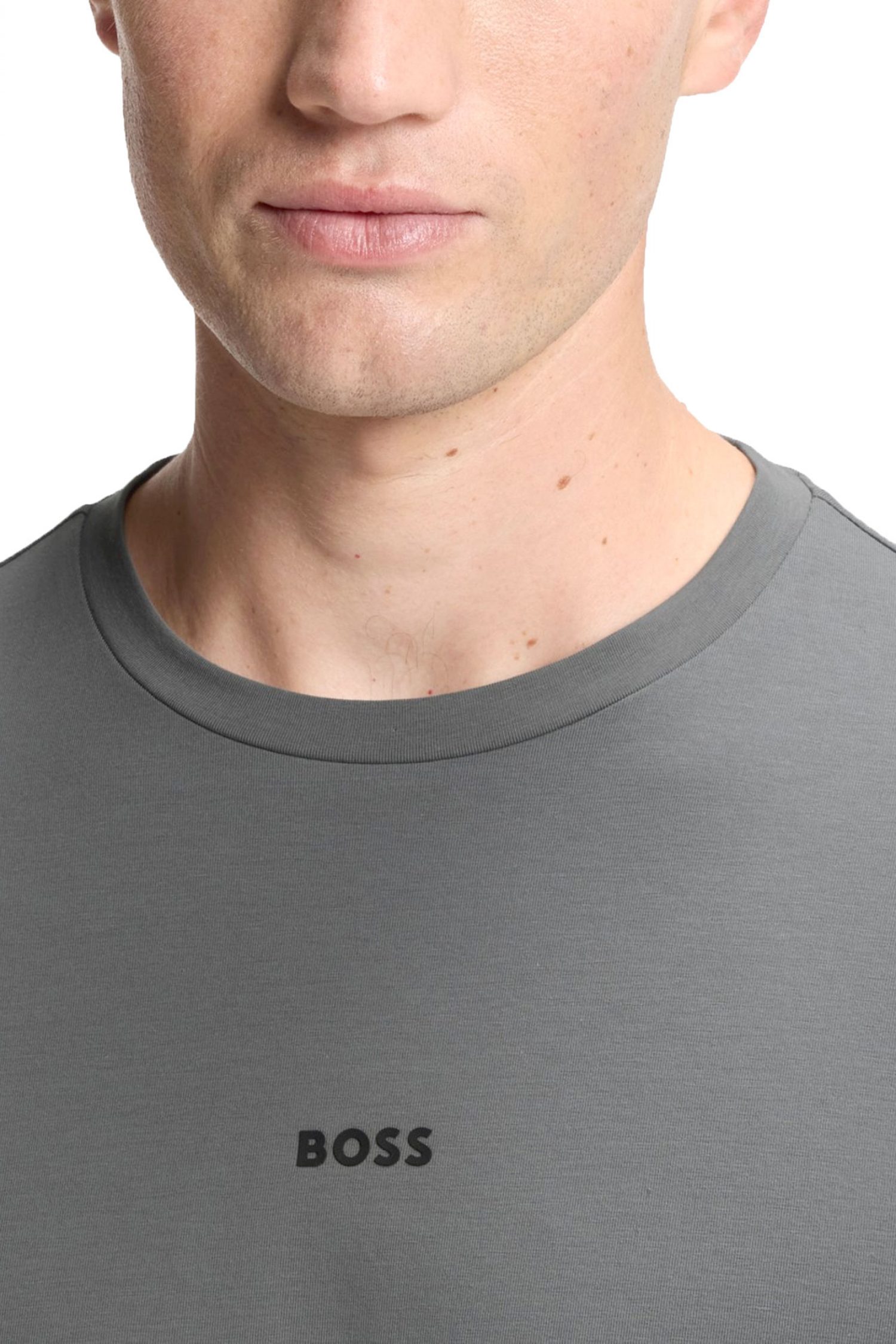 BOSS CASUAL T-SHIRT TCHARK ΓΚΡΙ