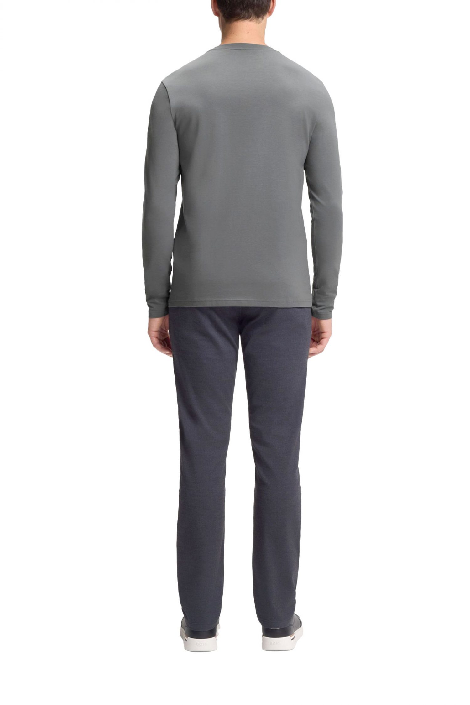 BOSS CASUAL T-SHIRT TCHARK ΓΚΡΙ