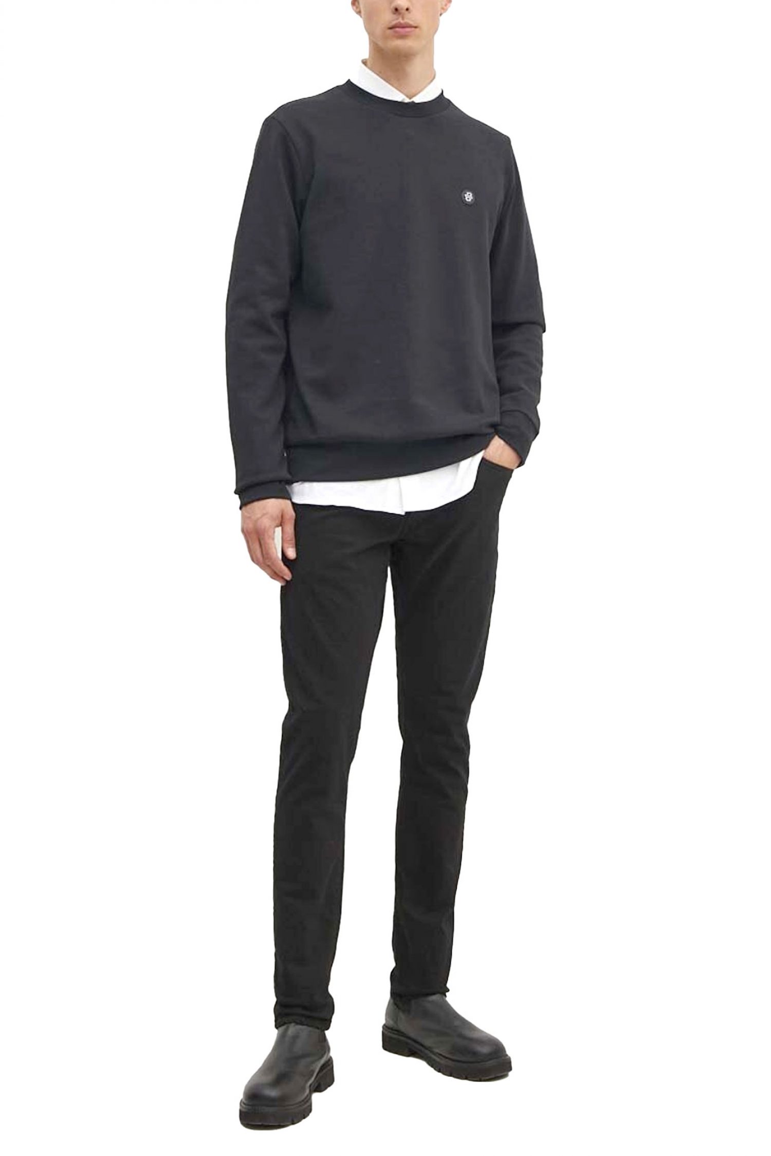 BOSS ΦΟΥΤΕΡ CREW NECK C-SHARPE 01 ΜΑΥΡΟ φωτογραφία