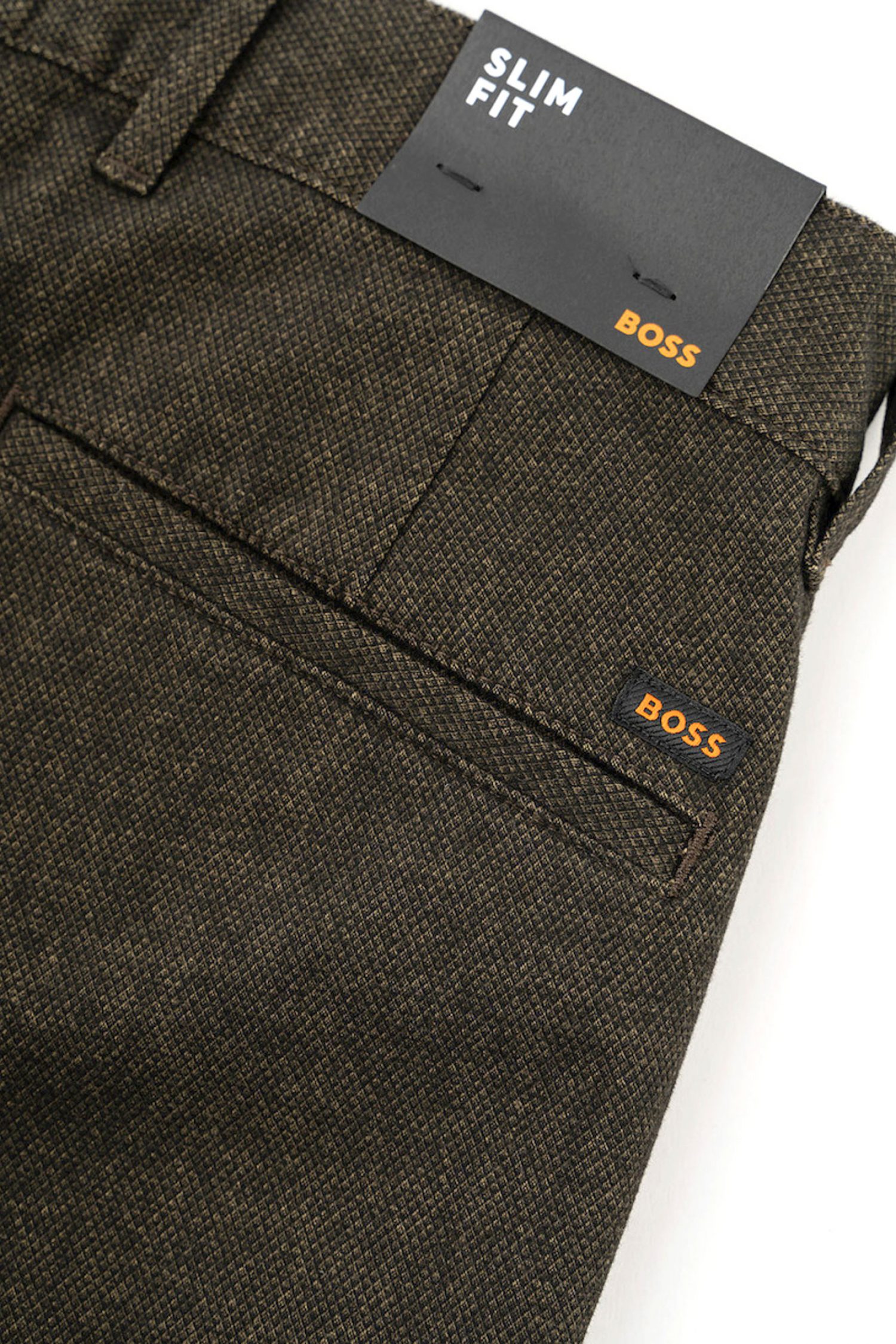 BOSS CASUAL ΠΑΝΤΕΛΟΝΙ CHINO SLIM FIT CHINO SLIM ΛΑΔΙ