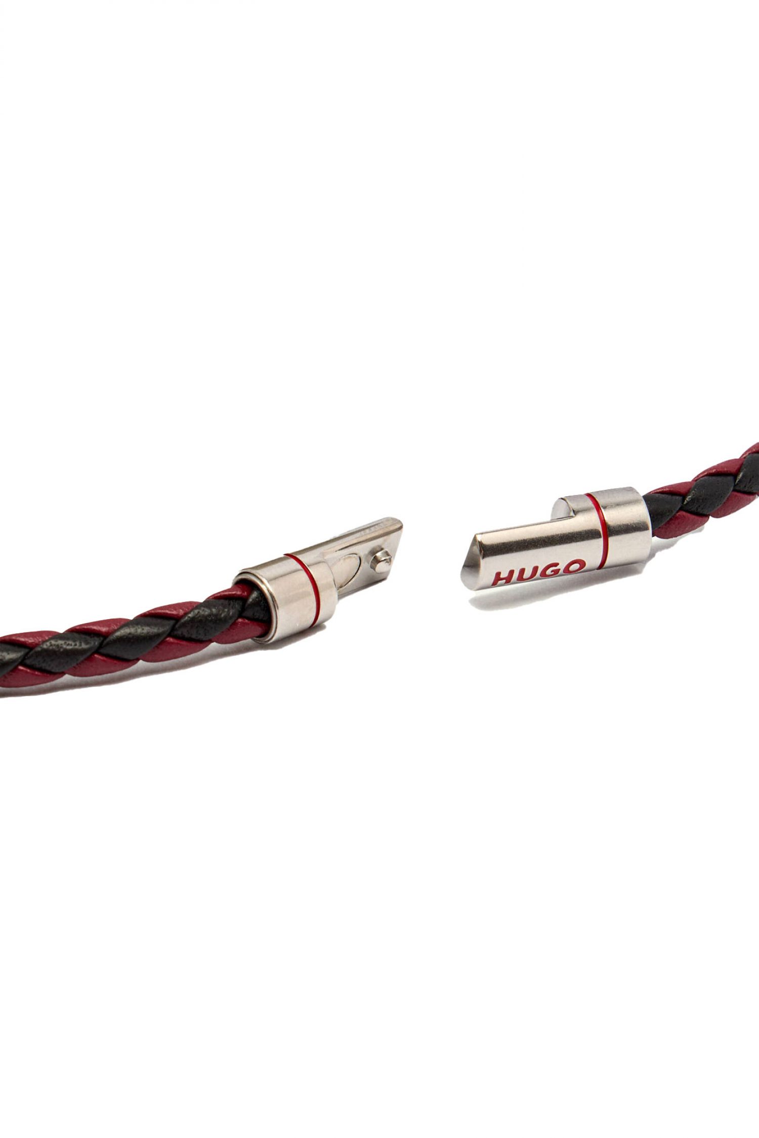 HUGO ΒΡΑΧΙΟΛΙ E-DOUBLEBRAID2-BRA ΜΑΥΡΟ-ΜΠΟΡΝΤΩ φωτογραφία