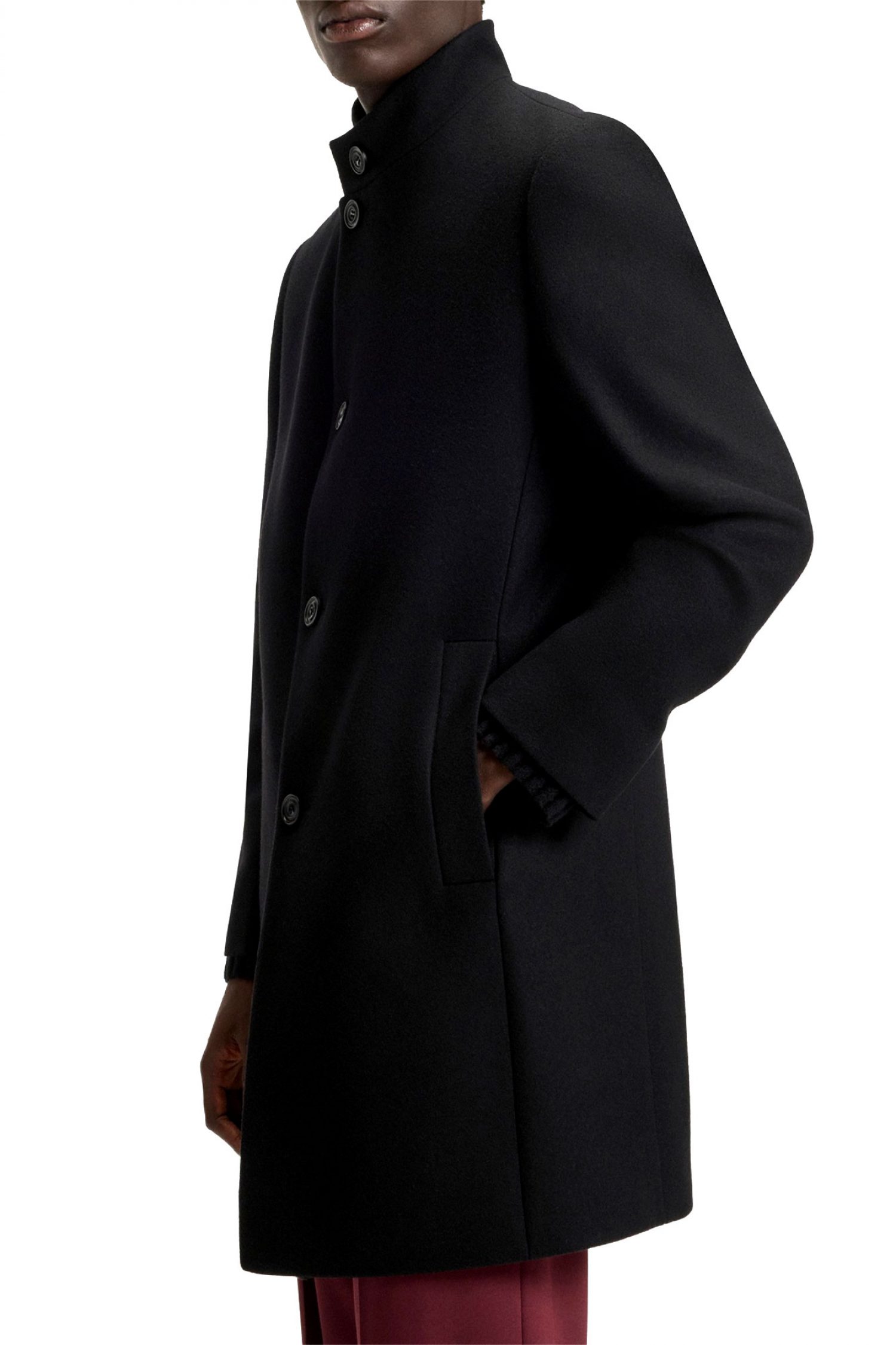 HUGO ΠΑΛΤΟ MINTRAX2541 ΜΑΥΡΟ