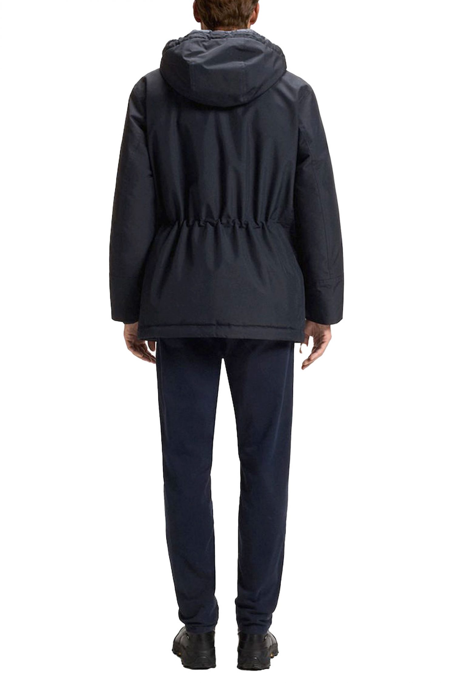 BOSS CASUAL ΜΠΟΥΦΑΝ JACKET ΚΟΥΚΟΥΛΑ OSIASS 1 ΜΠΛΕ