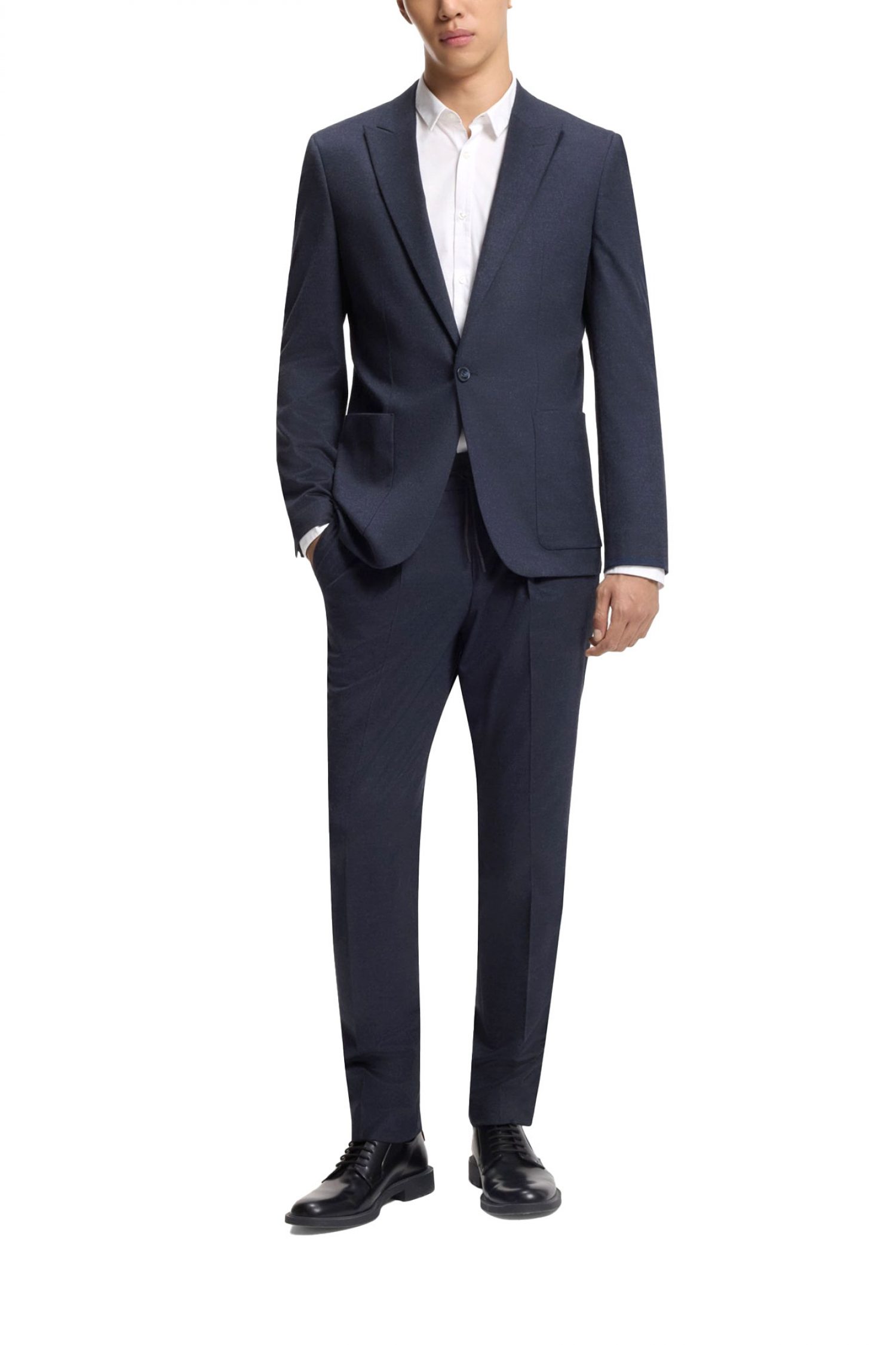 HUGO ΠΑΝΤΕΛΟΝΙ GETLIN251F3 ΛΑΣΤΙΧΟ ΣΤΗΝ ΜΕΣΗ ΜΠΛΕ φωτογραφία