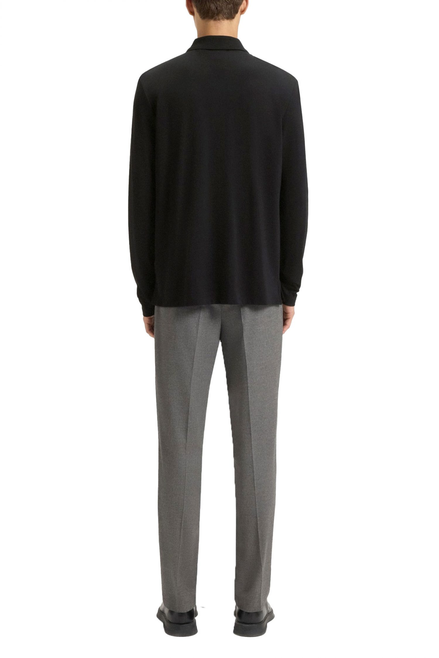 HUGO POLO DONOSLONG LOGO ΜΑΥΡΟ