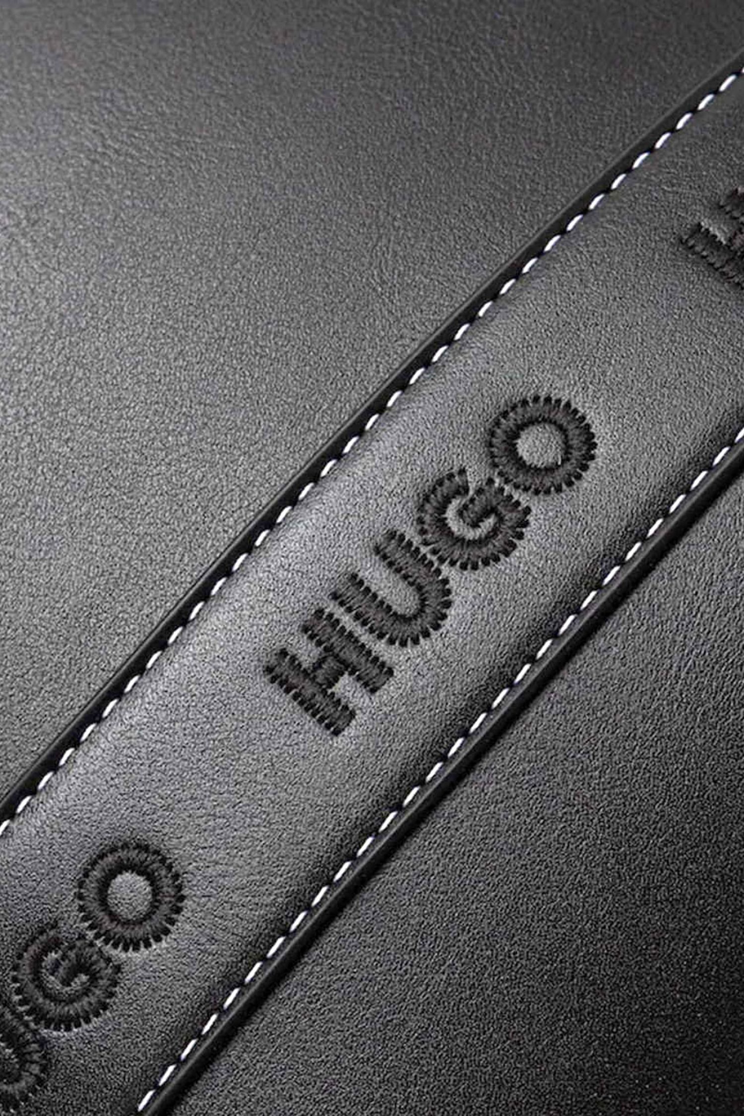 HUGO ΤΣΑΝΤΑ ΩΜΟΥ BECKY UP_TOTE MEDIUM LOGO ΜΑΥΡΟ