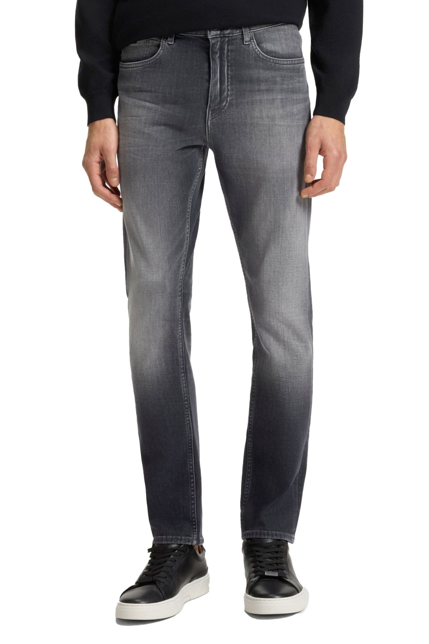 BOSS ΠΑΝΤΕΛΟΝΙ JEANS SLIM FIT C-DELAWARE ΓΚΡΙ