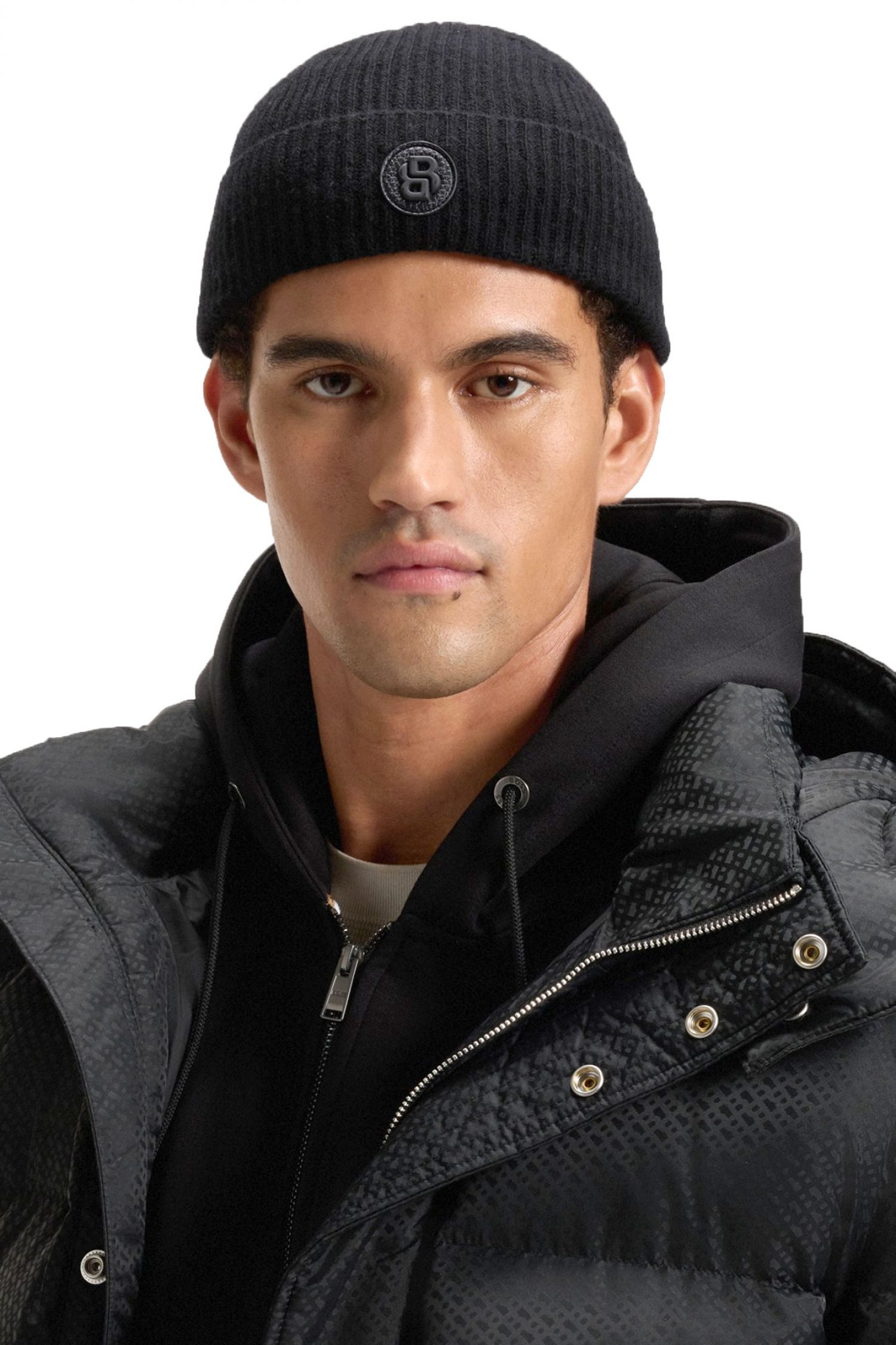 BOSS ΣΚΟΥΦΟΣ ΠΛΕΚΤΟ FILIPPO-B-ICON ΜΑΥΡΟ