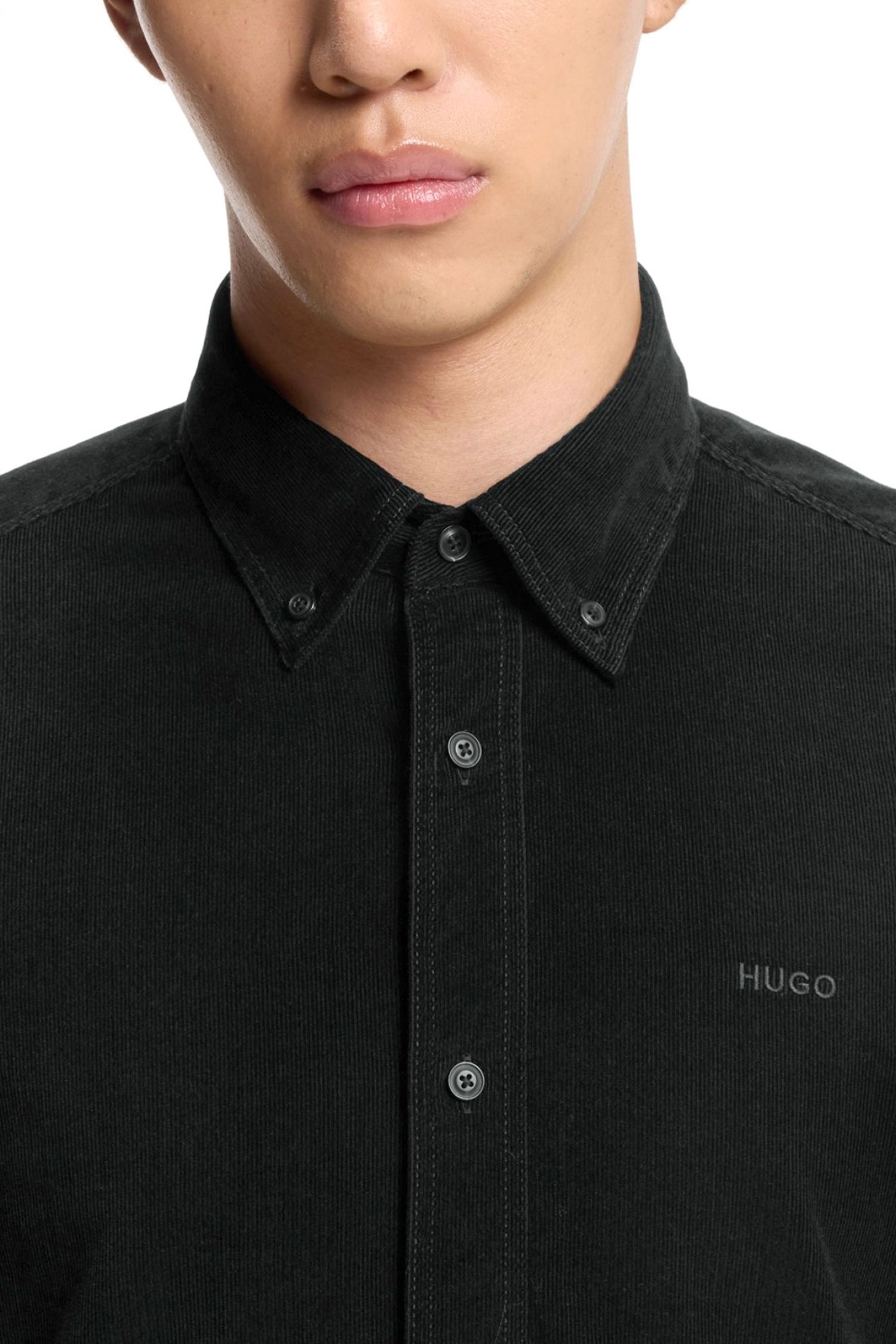 HUGO ΠΟΥΚΑΜΙΣΟ EPAZO ΚΟΤΛΕ ΜΑΥΡΟ