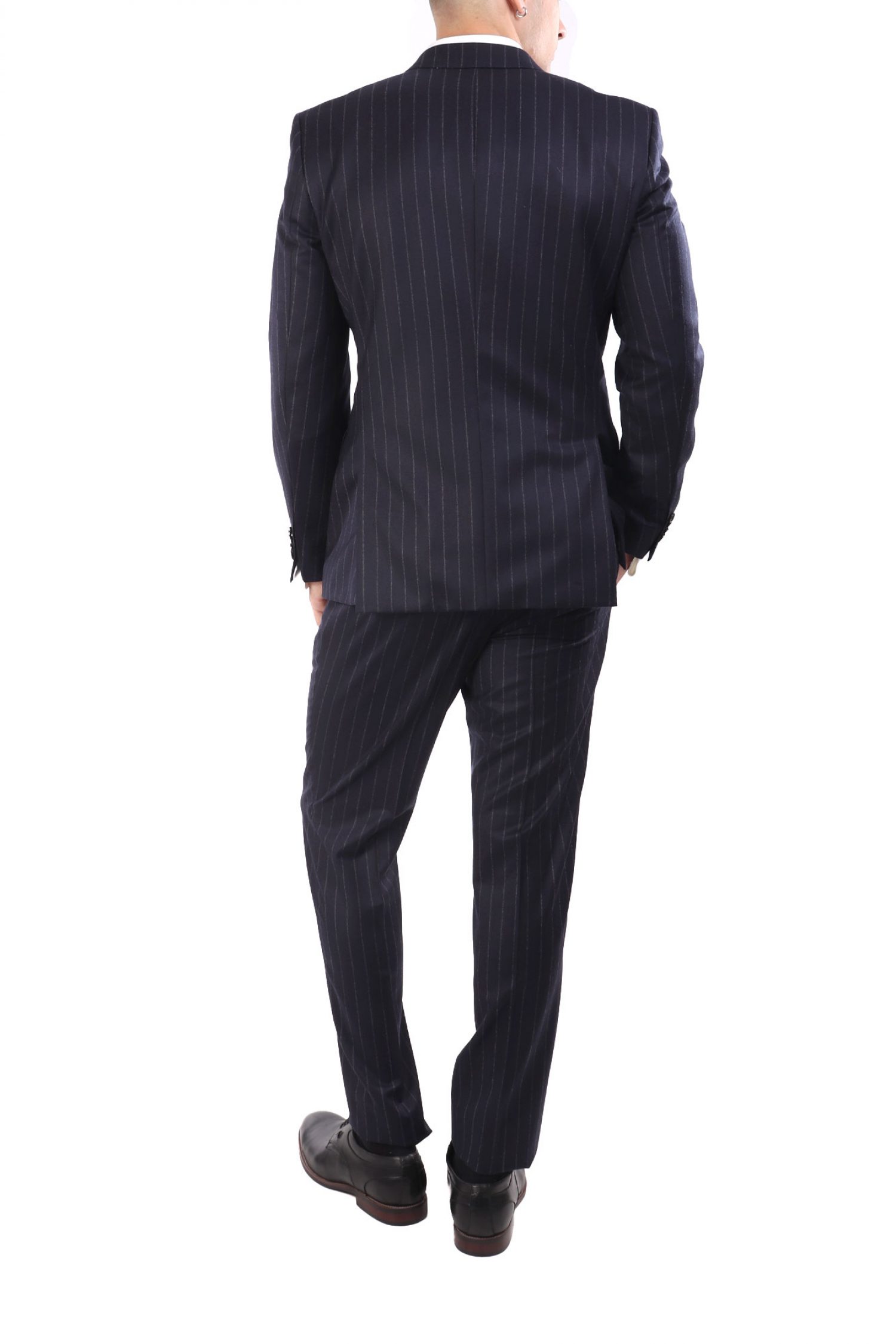 BOSS ΚΟΣΤΟΥΜΙ ΡΙΓΕ SUPER 120 PURE WOOL H-HUGE-2PCS-DB-254B ΜΠΛΕ φωτογραφία