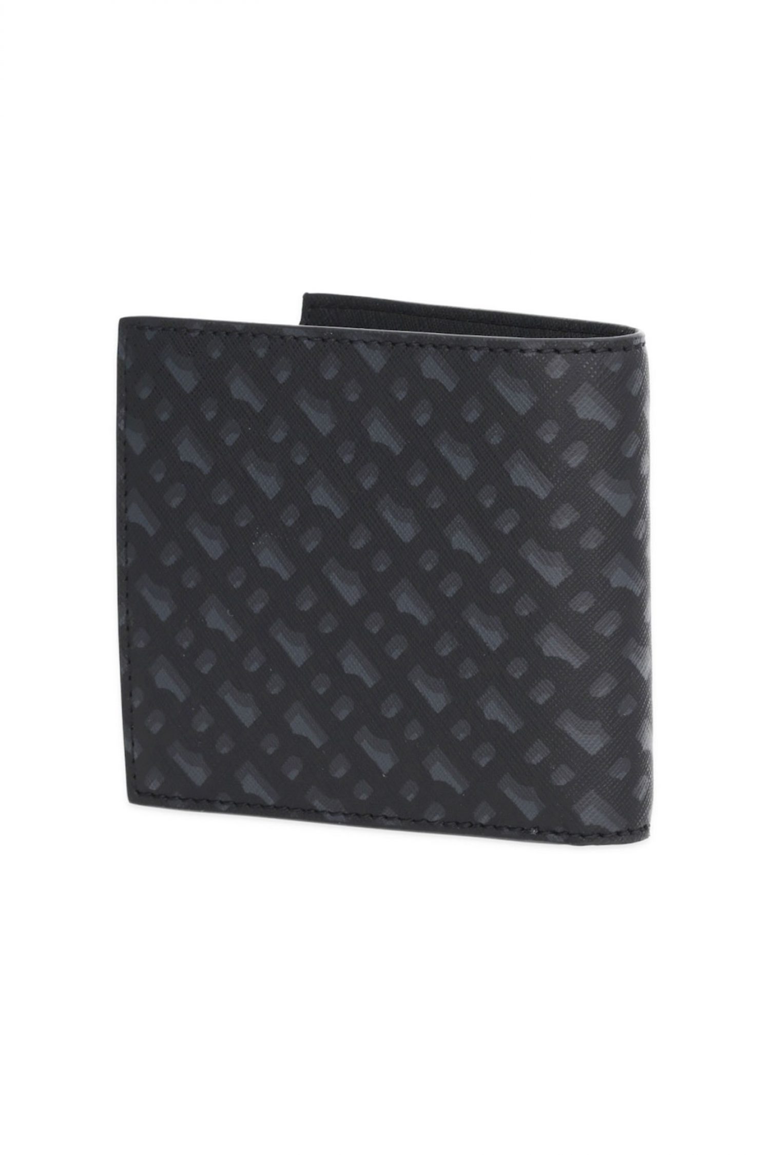 BOSS ΠΟΡΤΟΦΟΛΙ ZAIR MN 4CC COIN ALL OVER LOGO ΜΑΥΡΟ-ΓΚΡΙ φωτογραφία