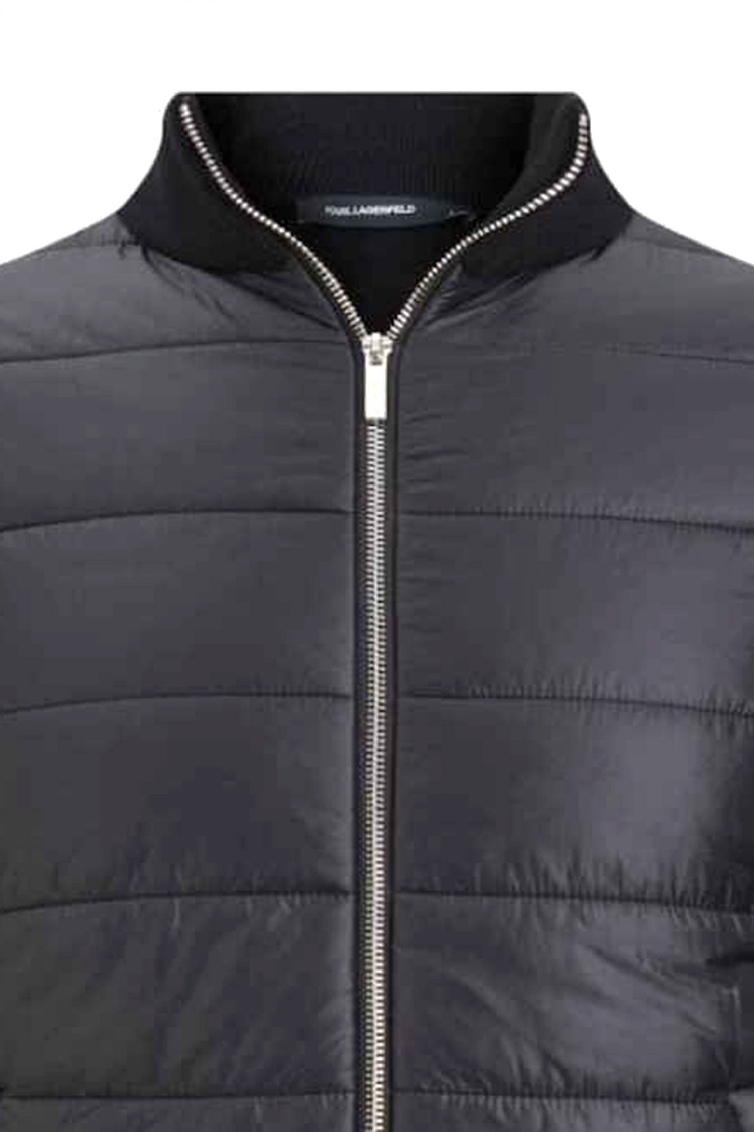 KARL LAGERFELD ΜΠΟΥΦΑΝΟΖΑΚΕΤΑ POCKETS ΜΑΥΡΟ