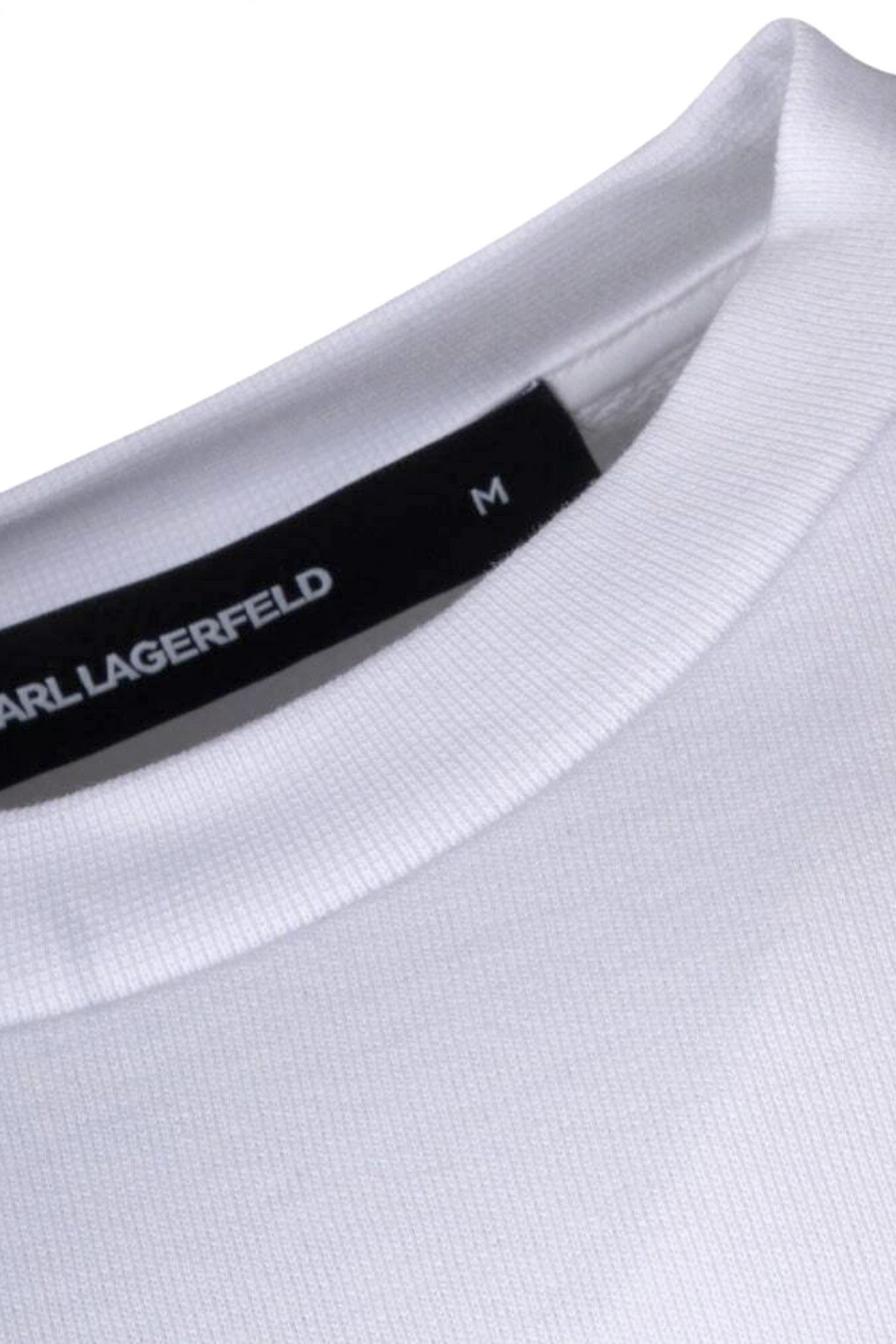 KARL LAGERFELD ΦΟΥΤΕΡ CREW NECK LOGO ΛΕΥΚΟ φωτογραφία