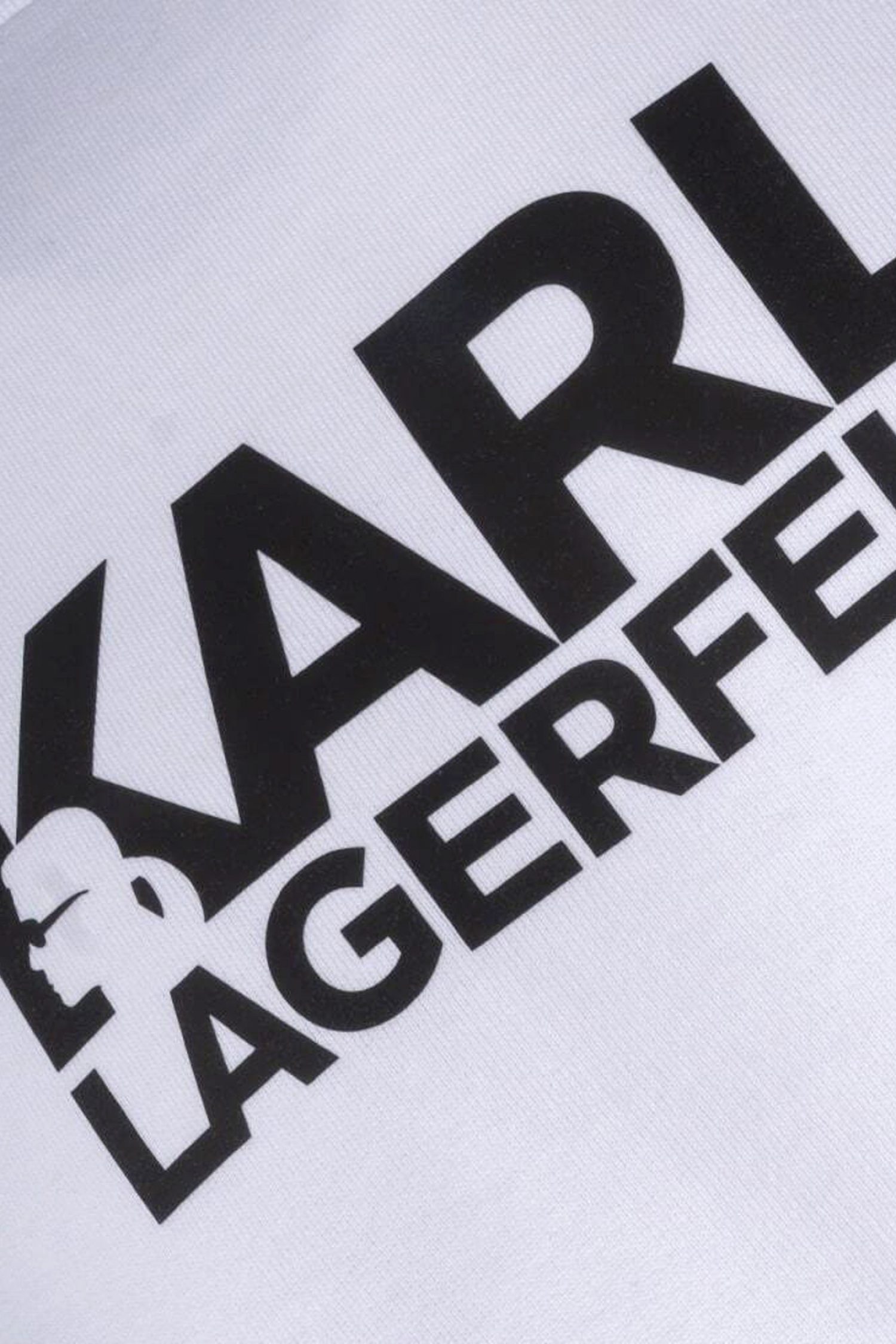 KARL LAGERFELD ΦΟΥΤΕΡ CREW NECK LOGO ΛΕΥΚΟ φωτογραφία