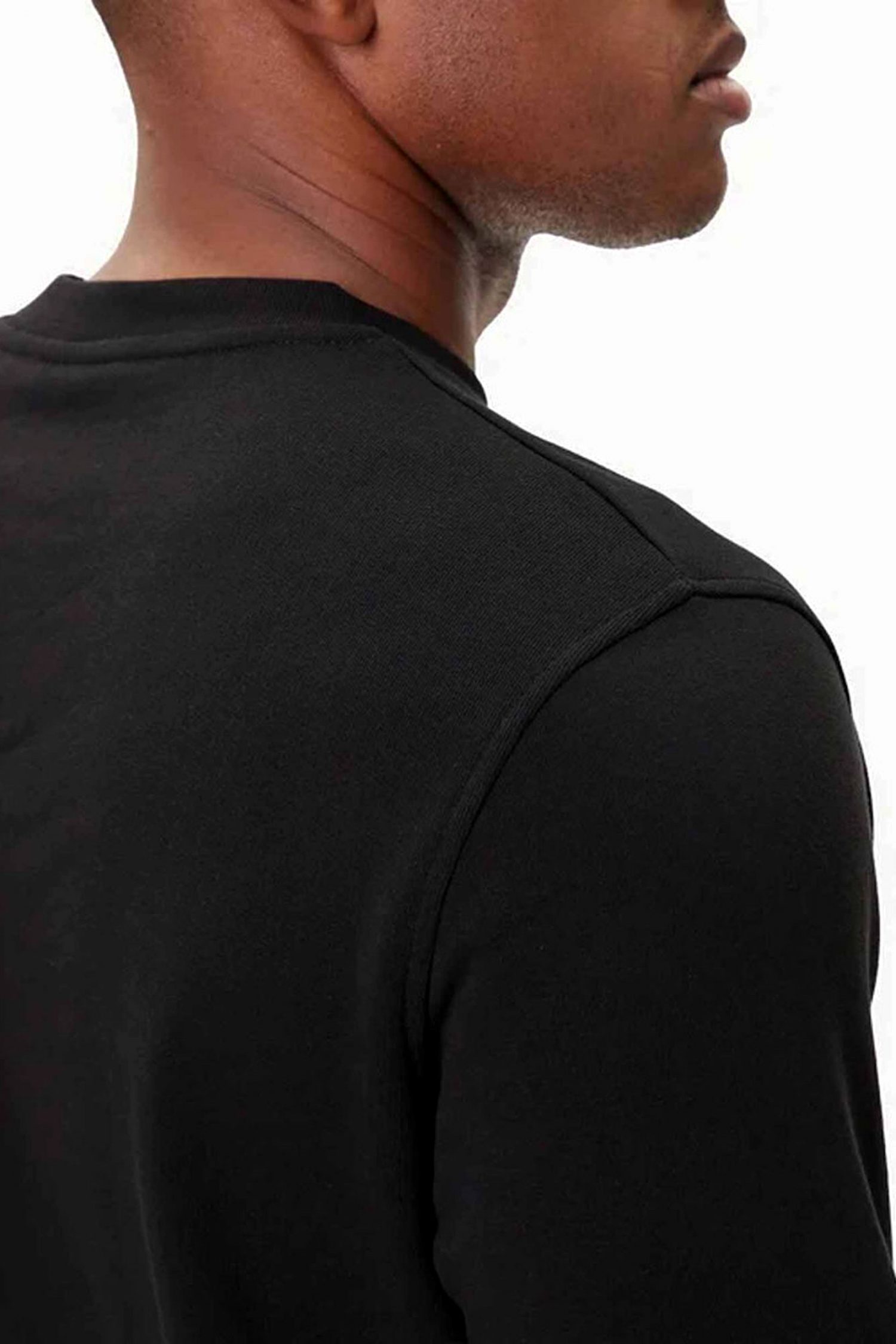 KARL LAGERFELD ΦΟΥΤΕΡ CREW NECK LOGO GOLD ΜΑΥΡΟ