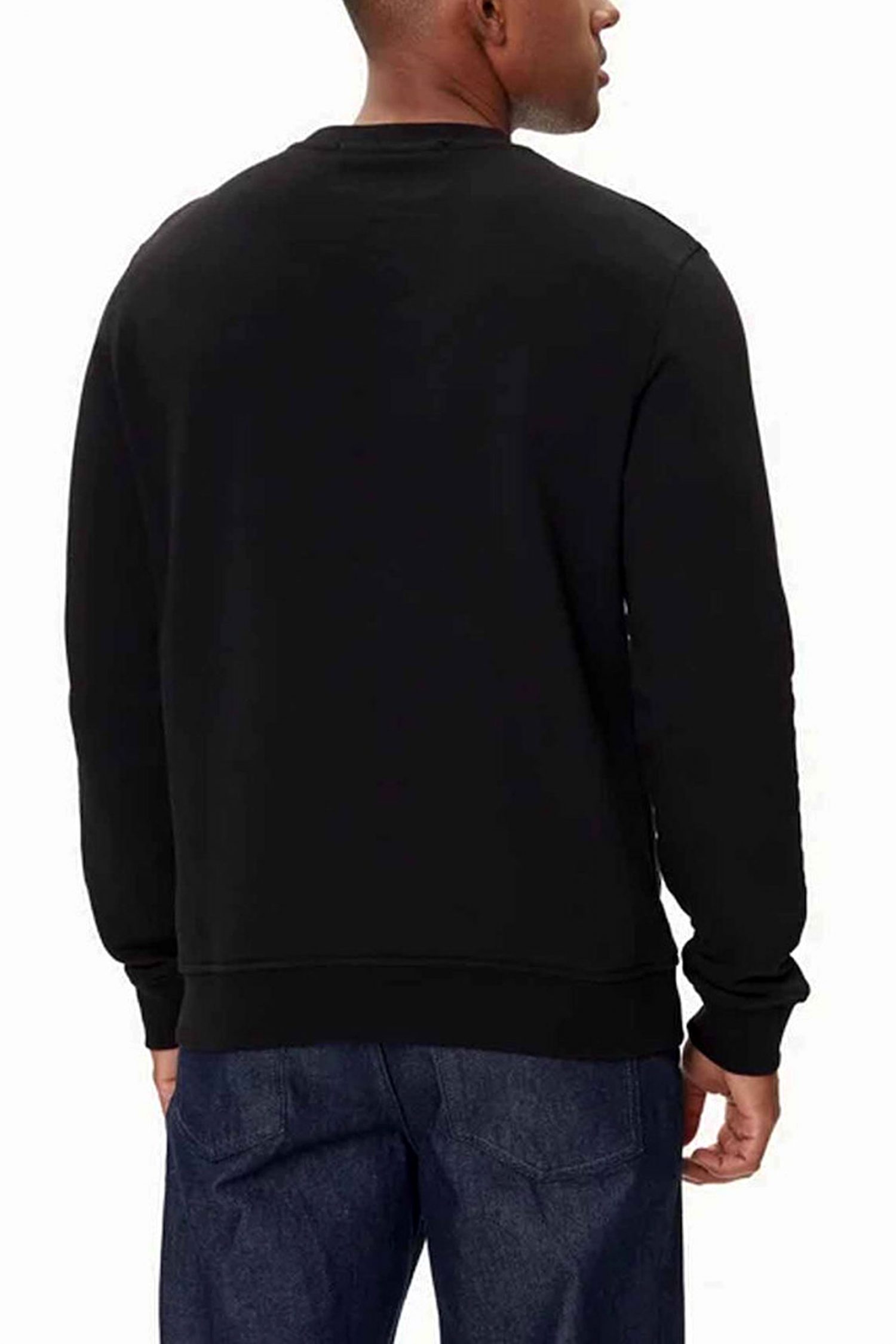 KARL LAGERFELD ΦΟΥΤΕΡ CREW NECK LOGO GOLD ΜΑΥΡΟ