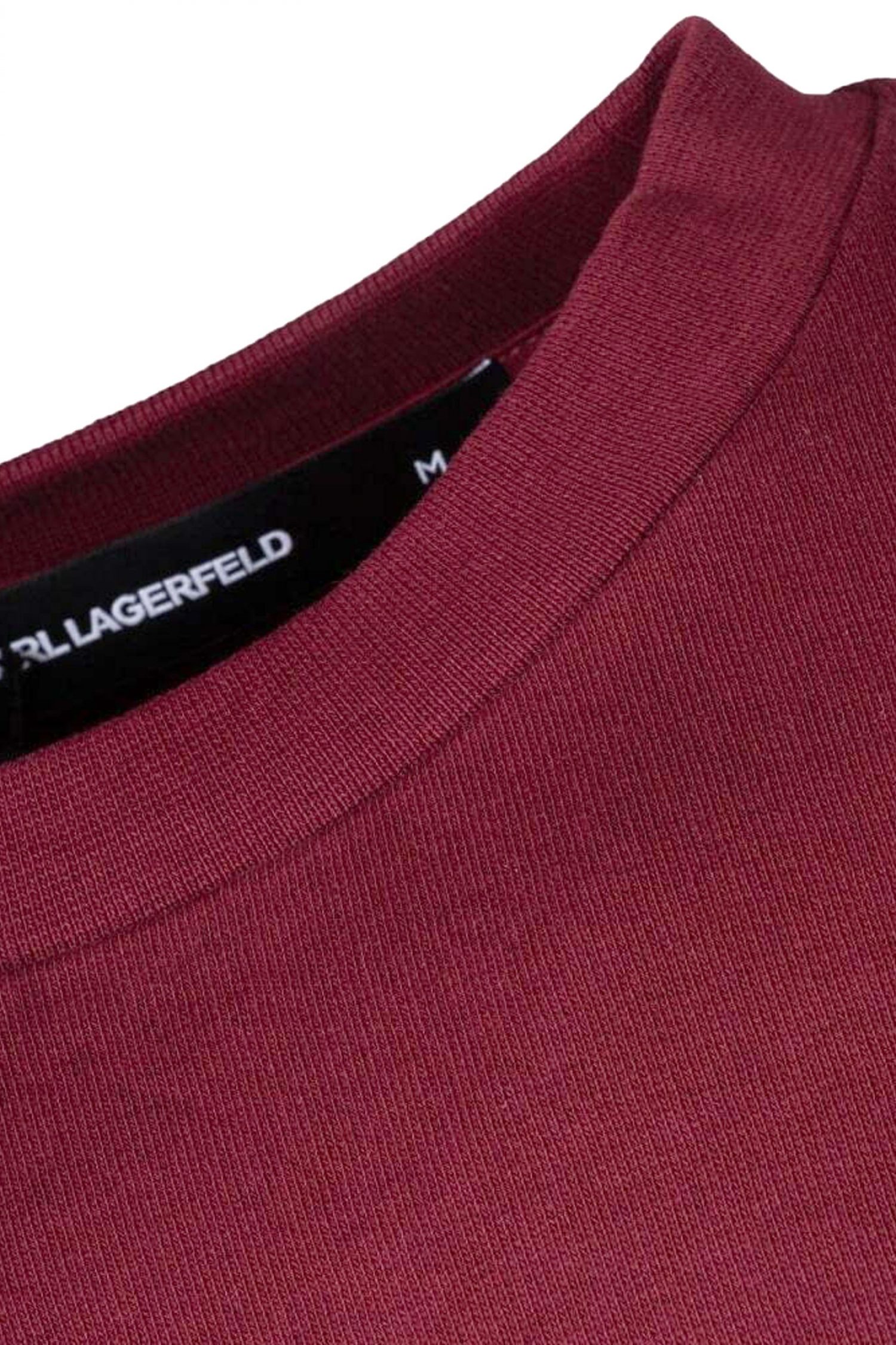 KARL LAGERFELD ΦΟΥΤΕΡ CREW NECK LOGO ΜΠΟΡΝΤΩ