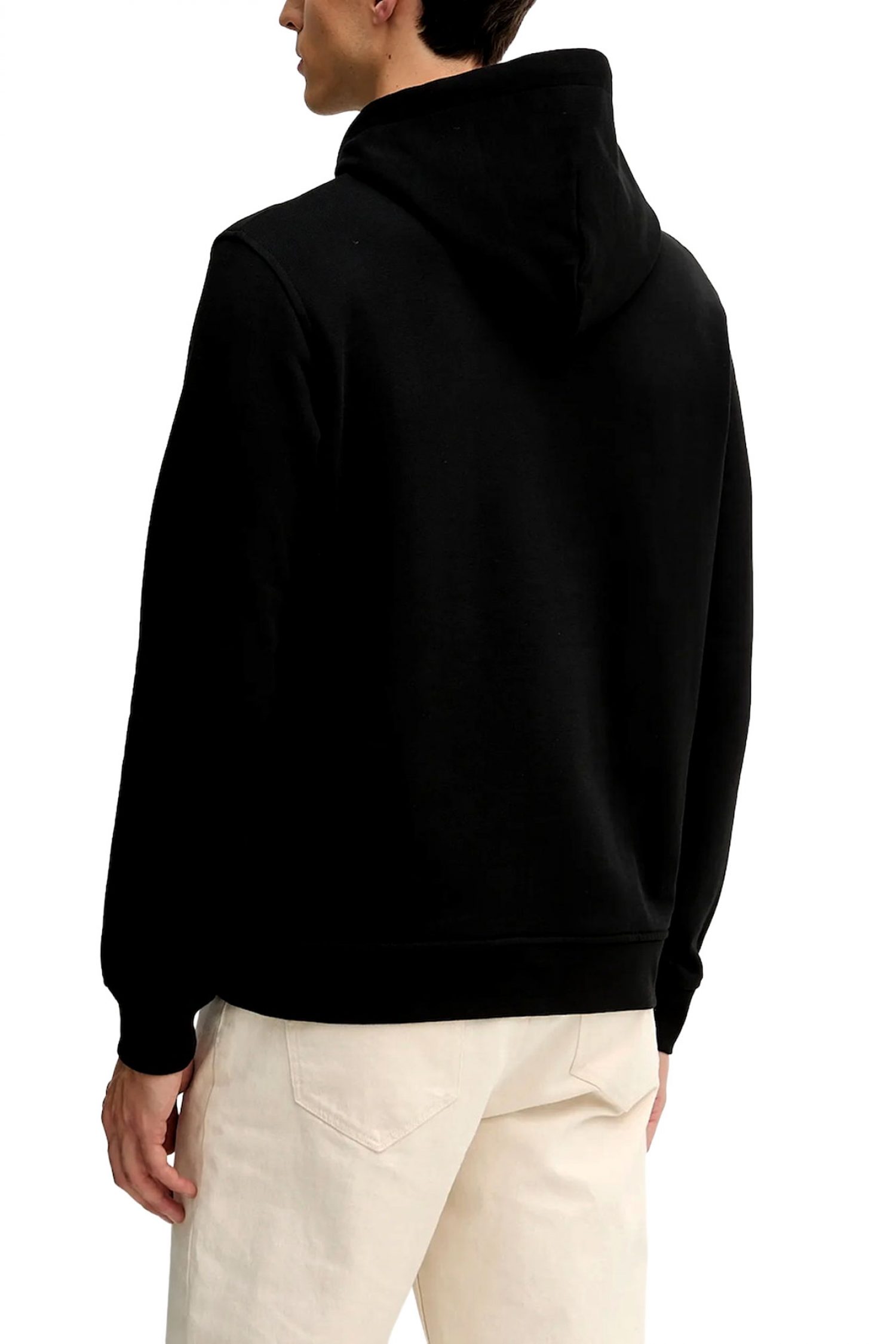 KARL LAGERFELD ΦΟΥΤΕΡ HOODIE GOLD LOGO ΜΑΥΡΟ