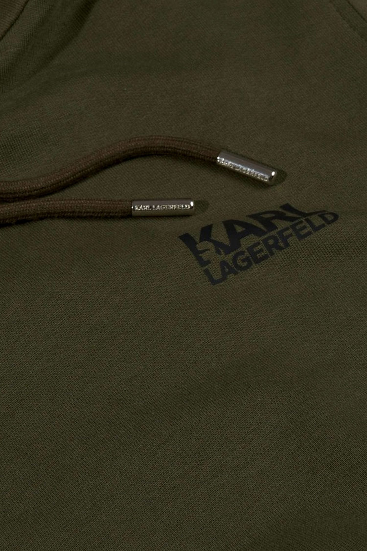 KARL LAGERFELD ΦΟΥΤΕΡ HOODIE LOGO ΧΑΚΙ