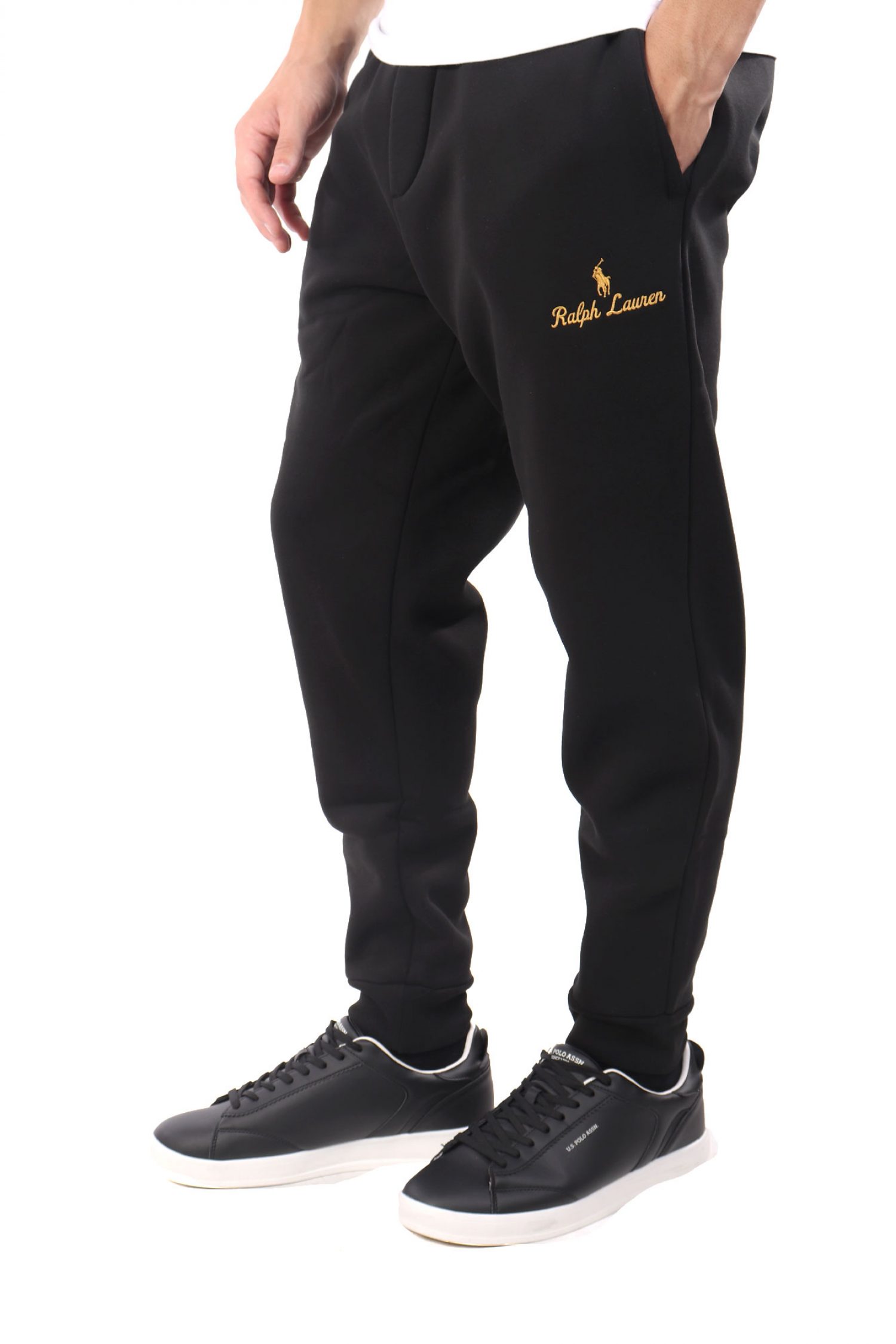 RALPH LAUREN ΠΑΝΤΕΛΟΝΙ ΦΟΡΜΑ LOGO ΜΑΥΡΟ