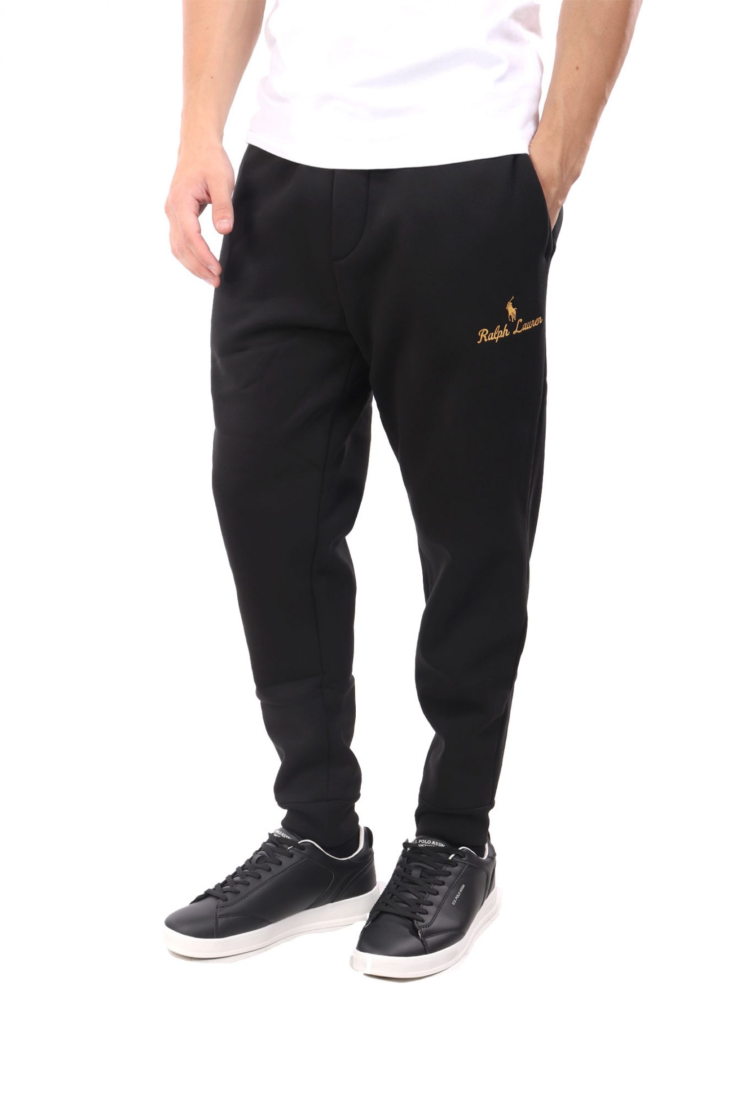 RALPH LAUREN ΠΑΝΤΕΛΟΝΙ ΦΟΡΜΑ LOGO ΜΑΥΡΟ