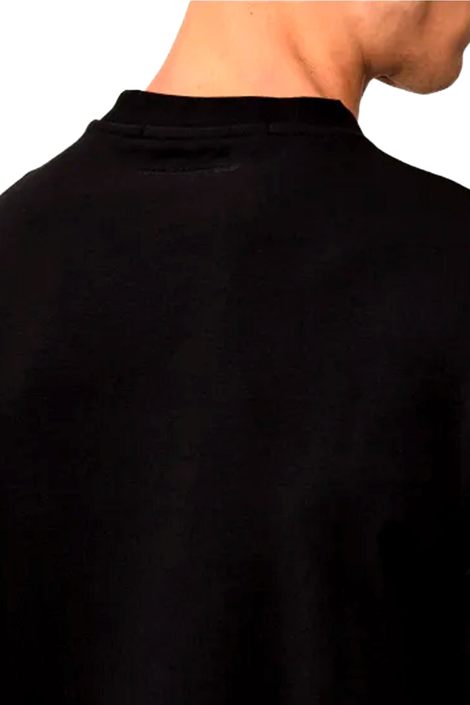 KARL LAGERFELD T-SHIRT LOGO ΜΑΥΡΟ