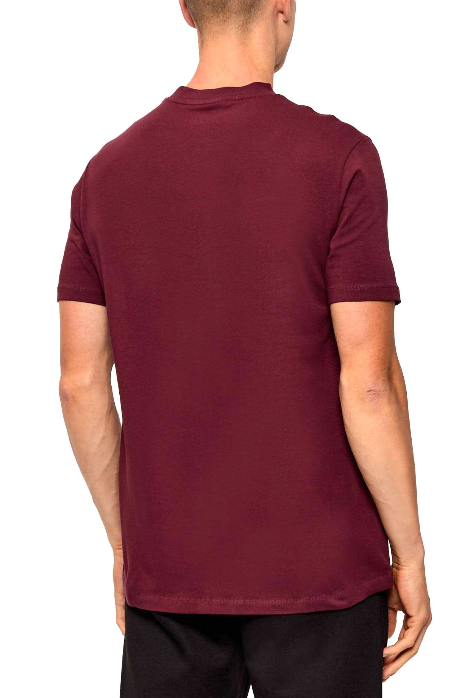 KARL LAGERFELD T-SHIRT CREW NECK LOGO ΜΠΟΡΝΤΩ