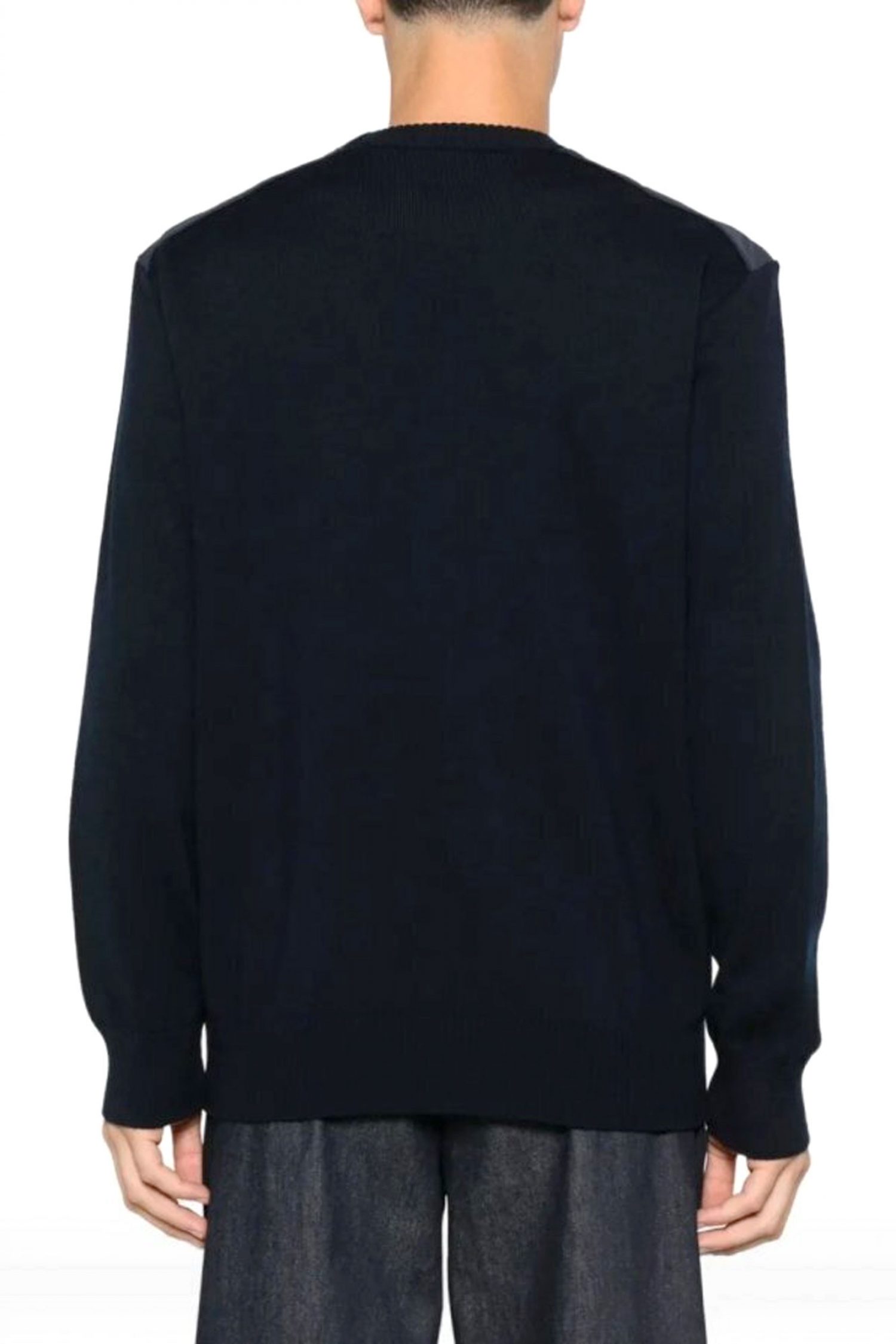 PAUL&SHARK ΠΛΕΚΤΟ CREW NECK LOGO ΜΠΛΕ