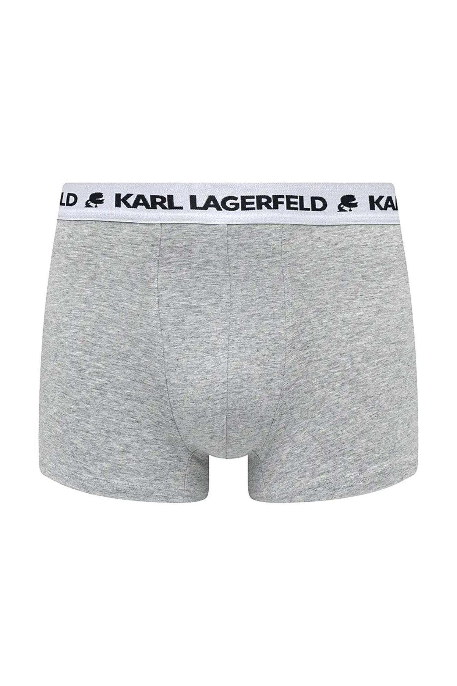 KARL LAGERFELD ΕΣΩΡΟΥΧΑ 3PACK TRUNK LOGO ΛΕΥΚΟ-ΓΚΡΙ-ΜΑΥΡΟ