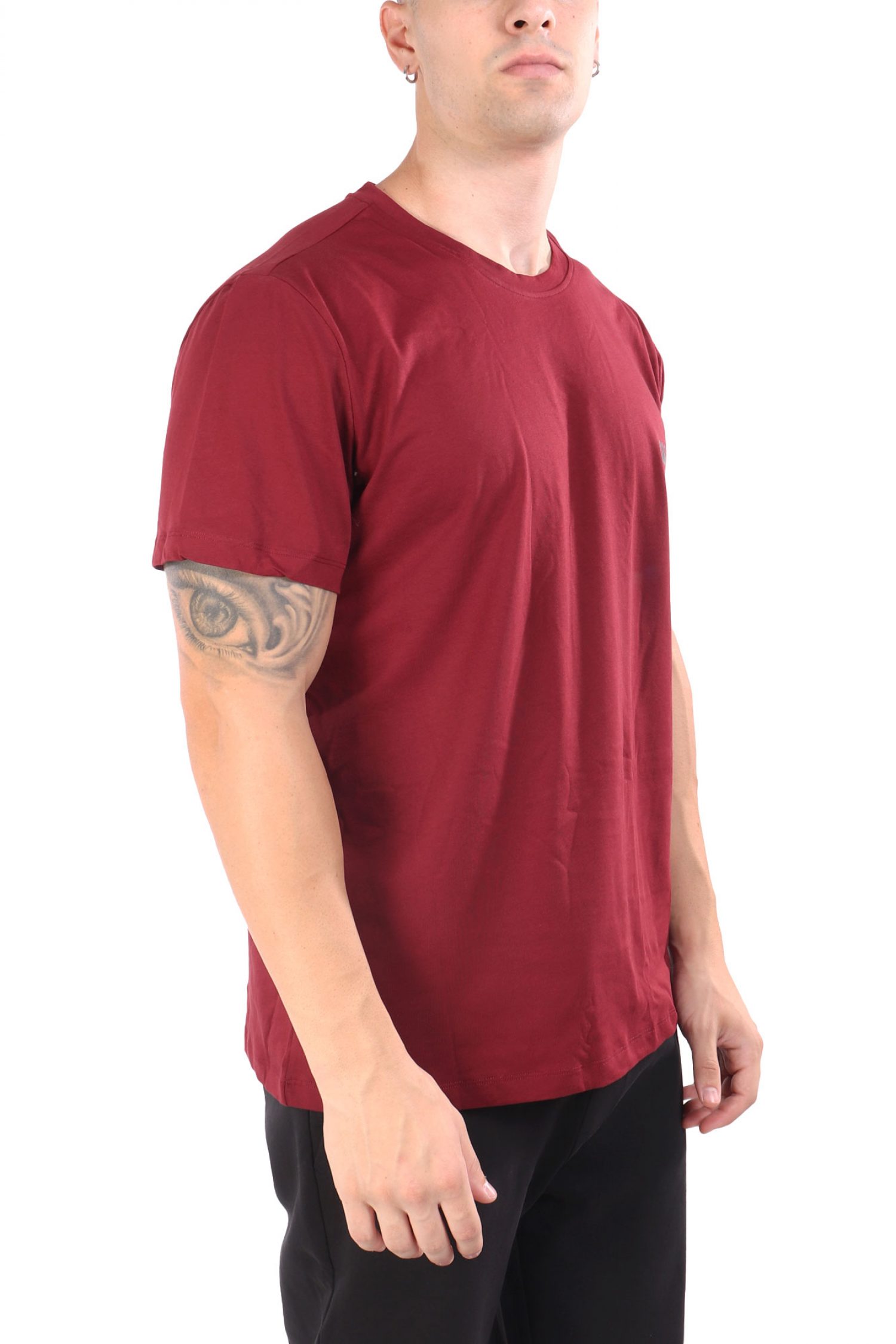 BOSS ΕΣΩΡΟΥΧΟ T-SHIRT RN 365 CREW NECK ΜΠΟΡΝΤΩ