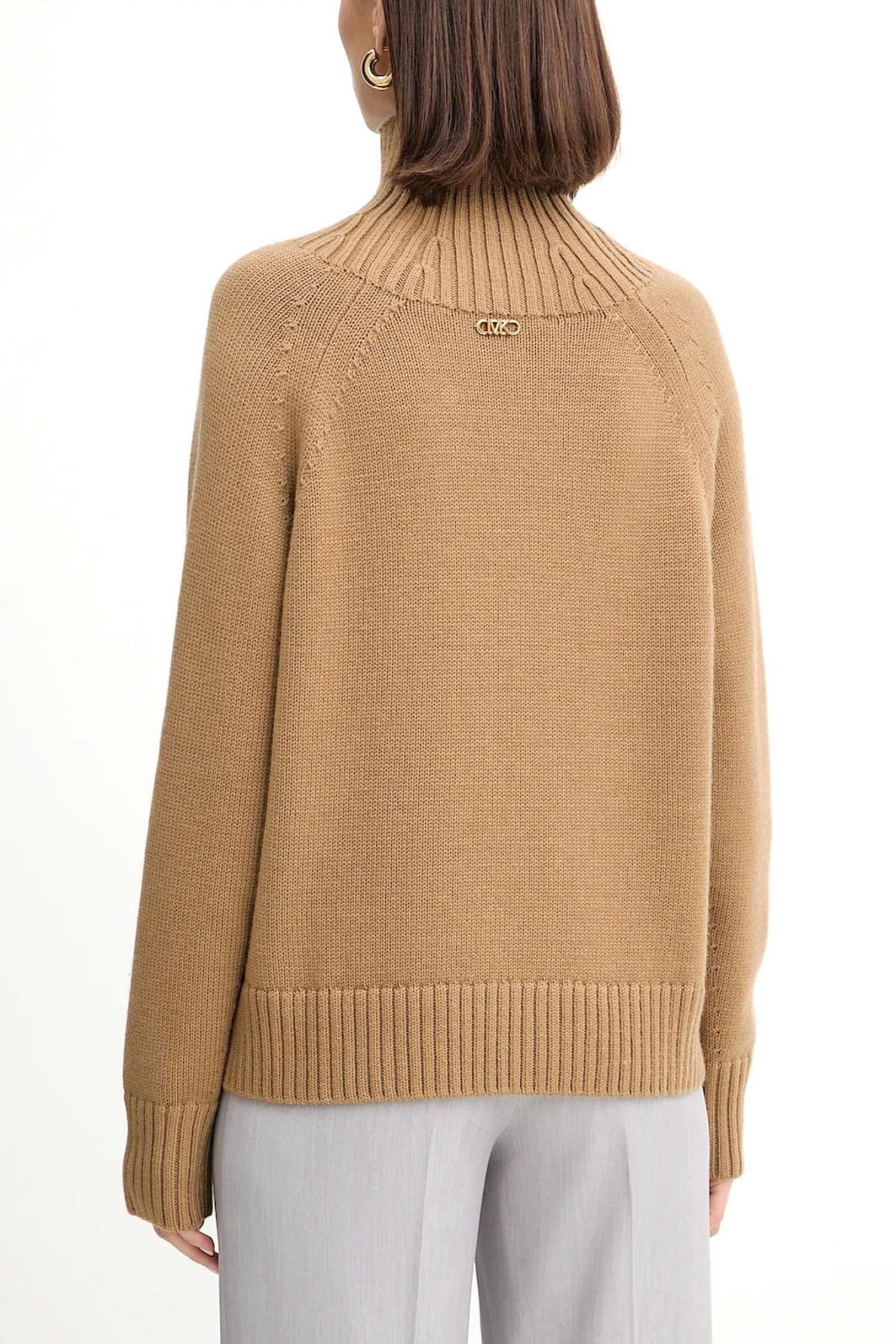 MICHAEL KORS ΠΛΕΚΤΟ ΖΙΒΑΓΚΟ ΜΠΕΖ