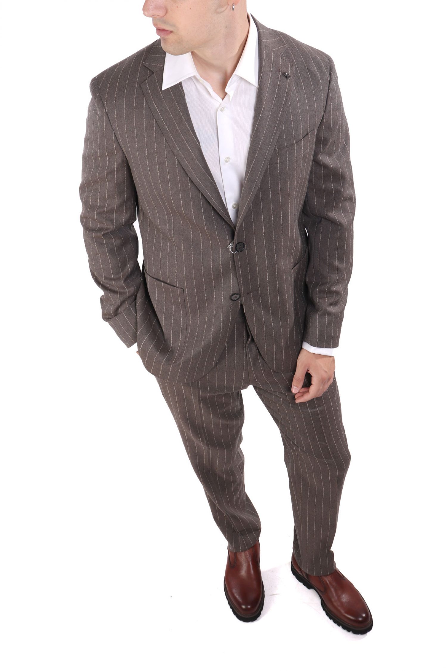 MICHAEL KORS ΣΑΚΑΚΙ BLAZER ΡΙΓΕ BOUCLE TRAVEL ΓΚΡΙ