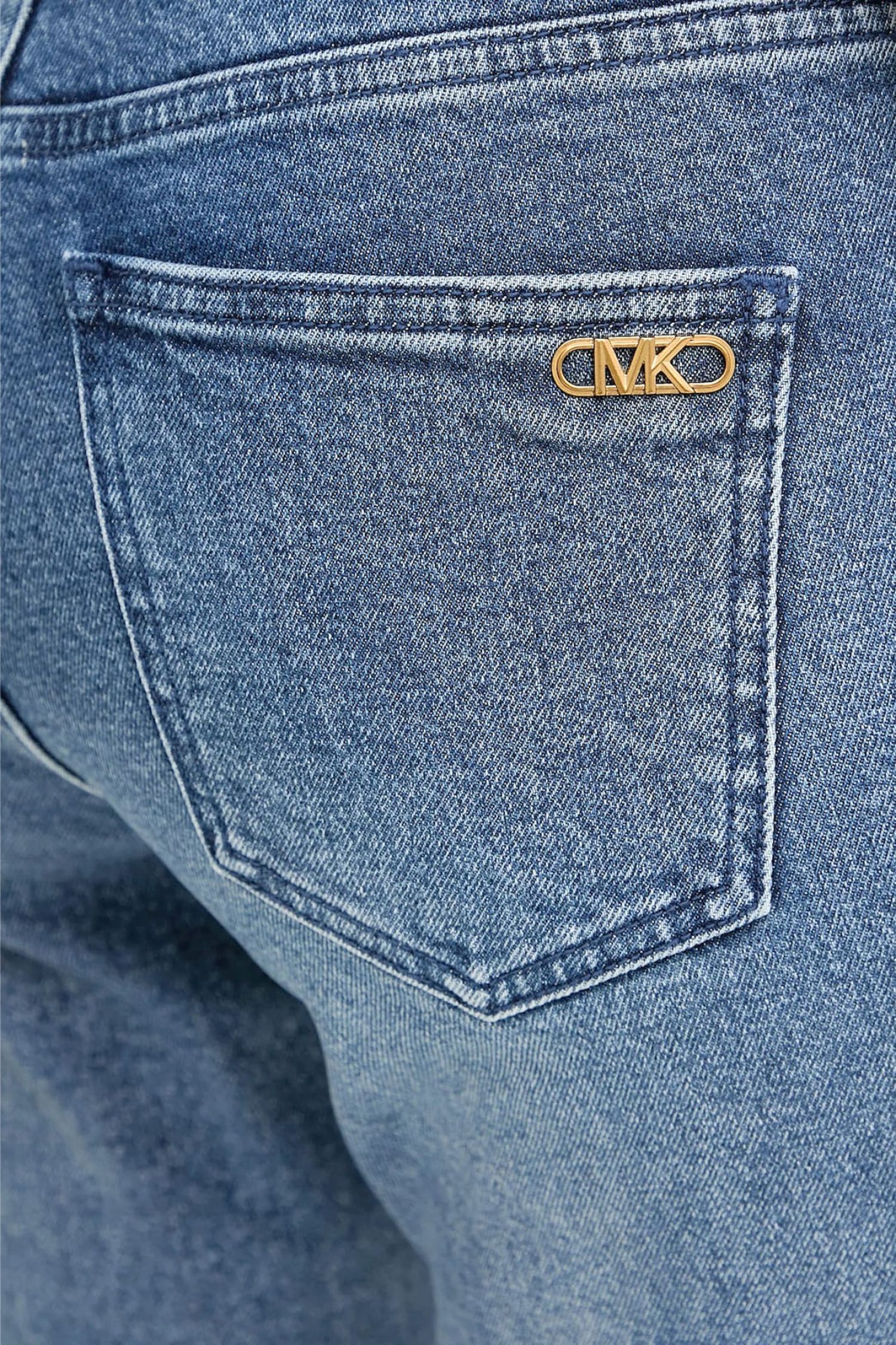 MICHAEL KORS ΠΑΝΤΕΛΟΝΙ JEANS FLARE ΑΠΟΣΠΩΜΕΝΗ ΑΛΥΣΙΔΑ ΜΠΛΕ