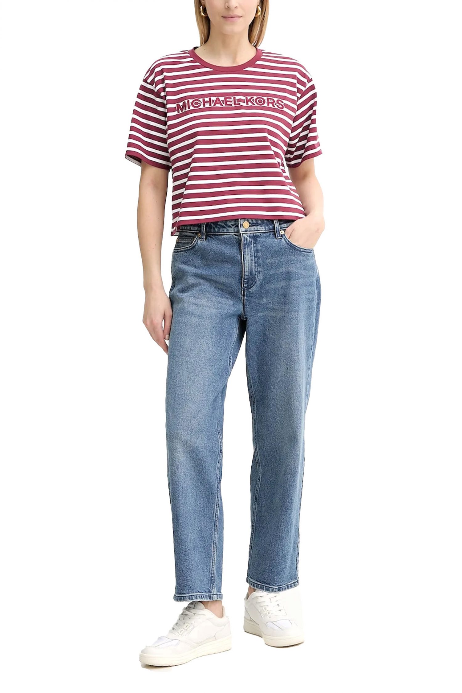 MICHAEL KORS ΠΑΝΤΕΛΟΝΙ JEANS ΜΠΛΕ φωτογραφία