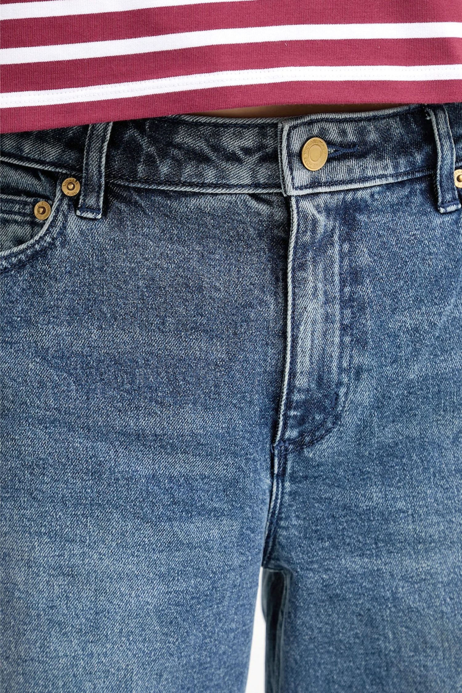 MICHAEL KORS ΠΑΝΤΕΛΟΝΙ JEANS ΜΠΛΕ φωτογραφία