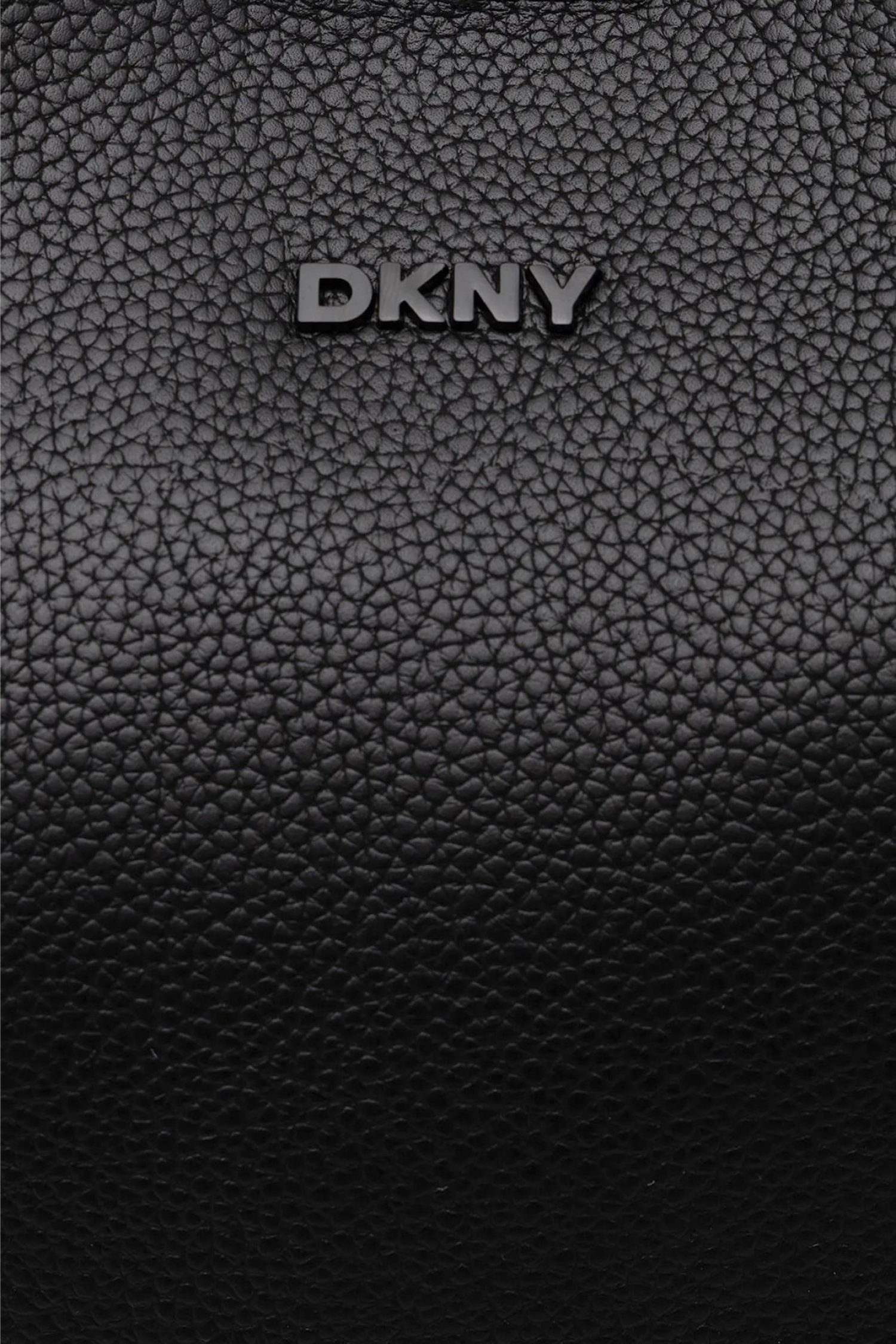 DKNY ΤΣΑΝΤΑ ΩΜΟΥ CAPRI HOBOS LOGO ΜΑΥΡΟ