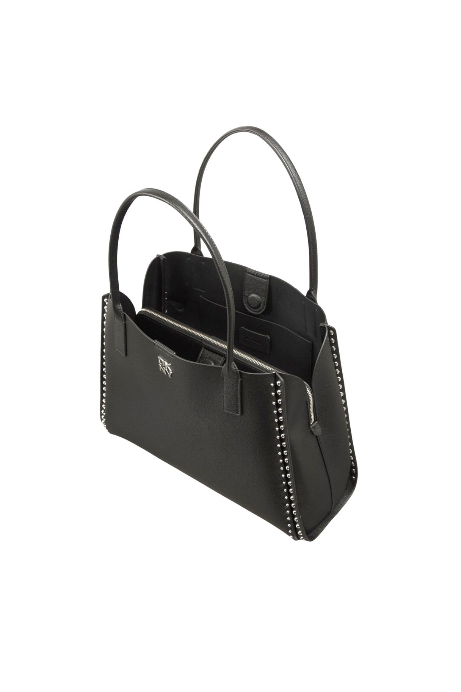 DKNY ΤΣΑΝΤΑ ΩΜΟΥ JOSIE TOTE ΤΡΟΥΚΣ LOGO ΜΑΥΡΟ